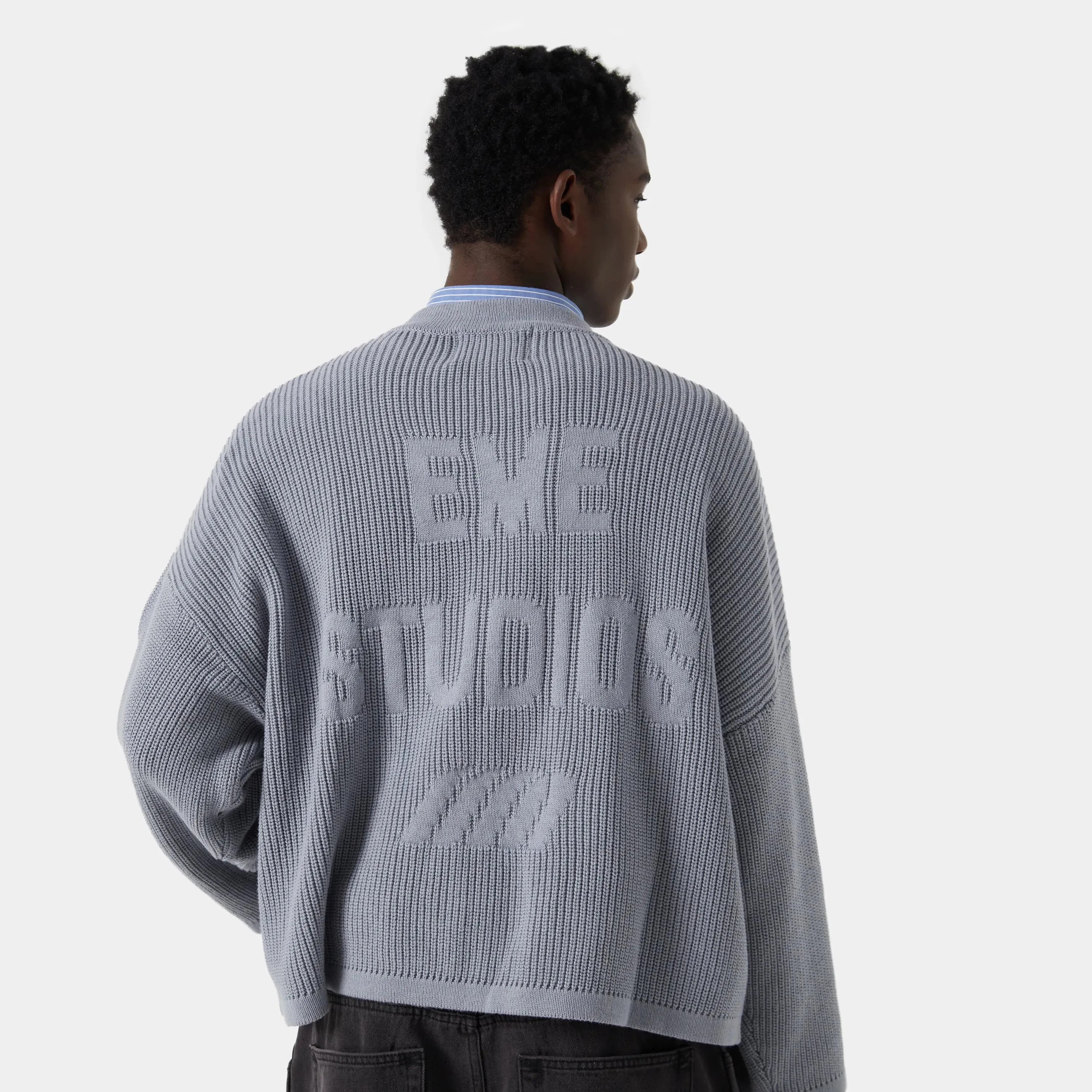 Sleek Stormmist Knit Sweater sold by EME STUDIOS product image thumbnail 3