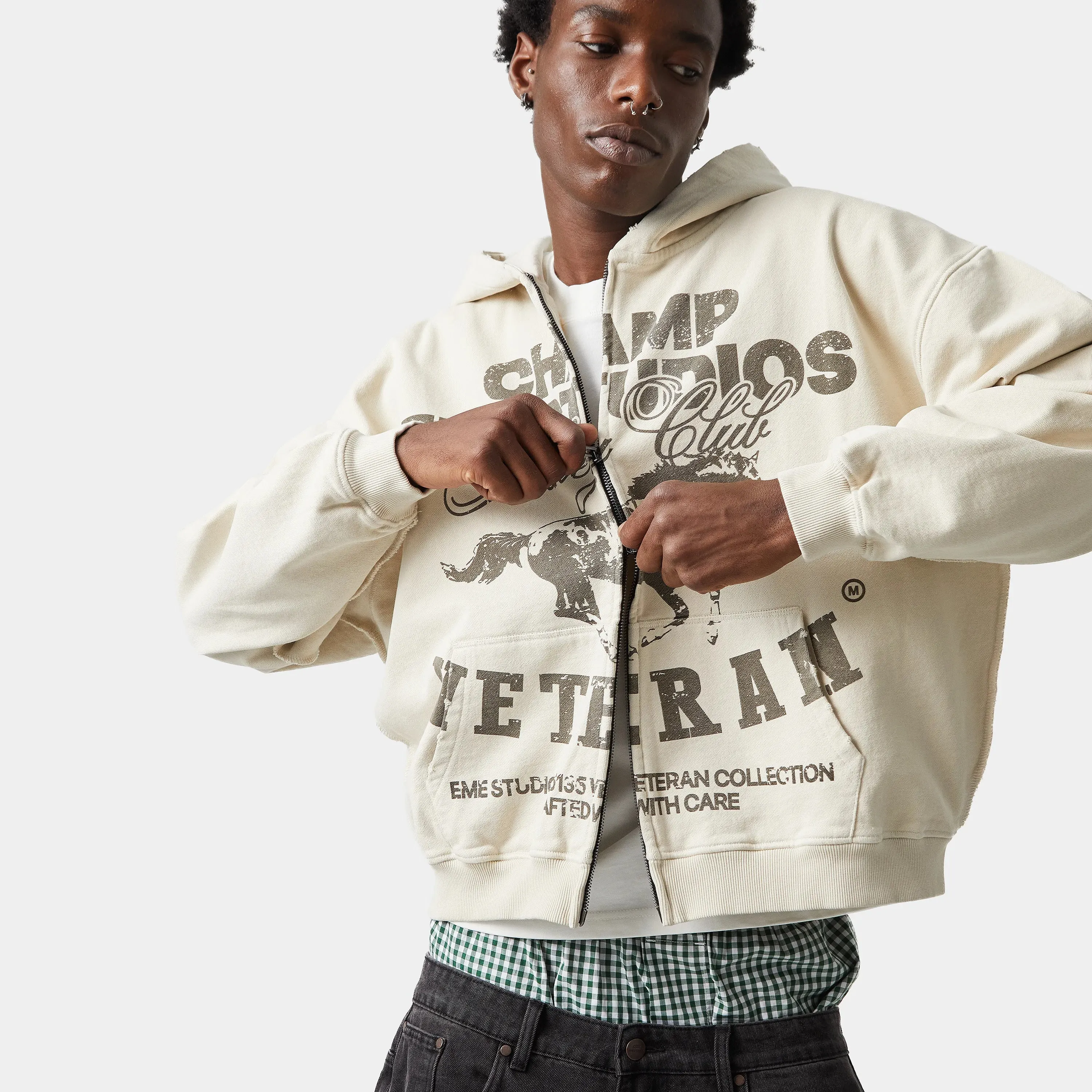 Horse Fog Full Zip sold by EME STUDIOS product image thumbnail 5