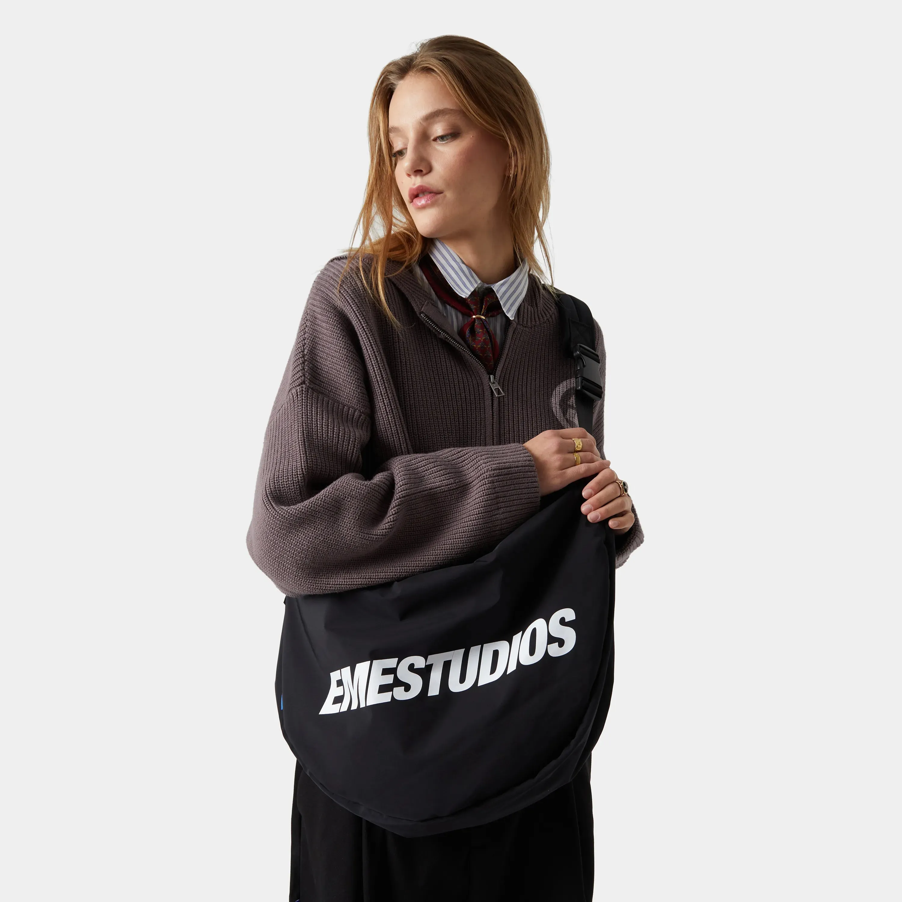 Moon Crossbody Nylon Bag sold by EME STUDIOS product image thumbnail 4