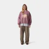 Mbuddy Taupe Oversized Crewneck sold by EME STUDIOS