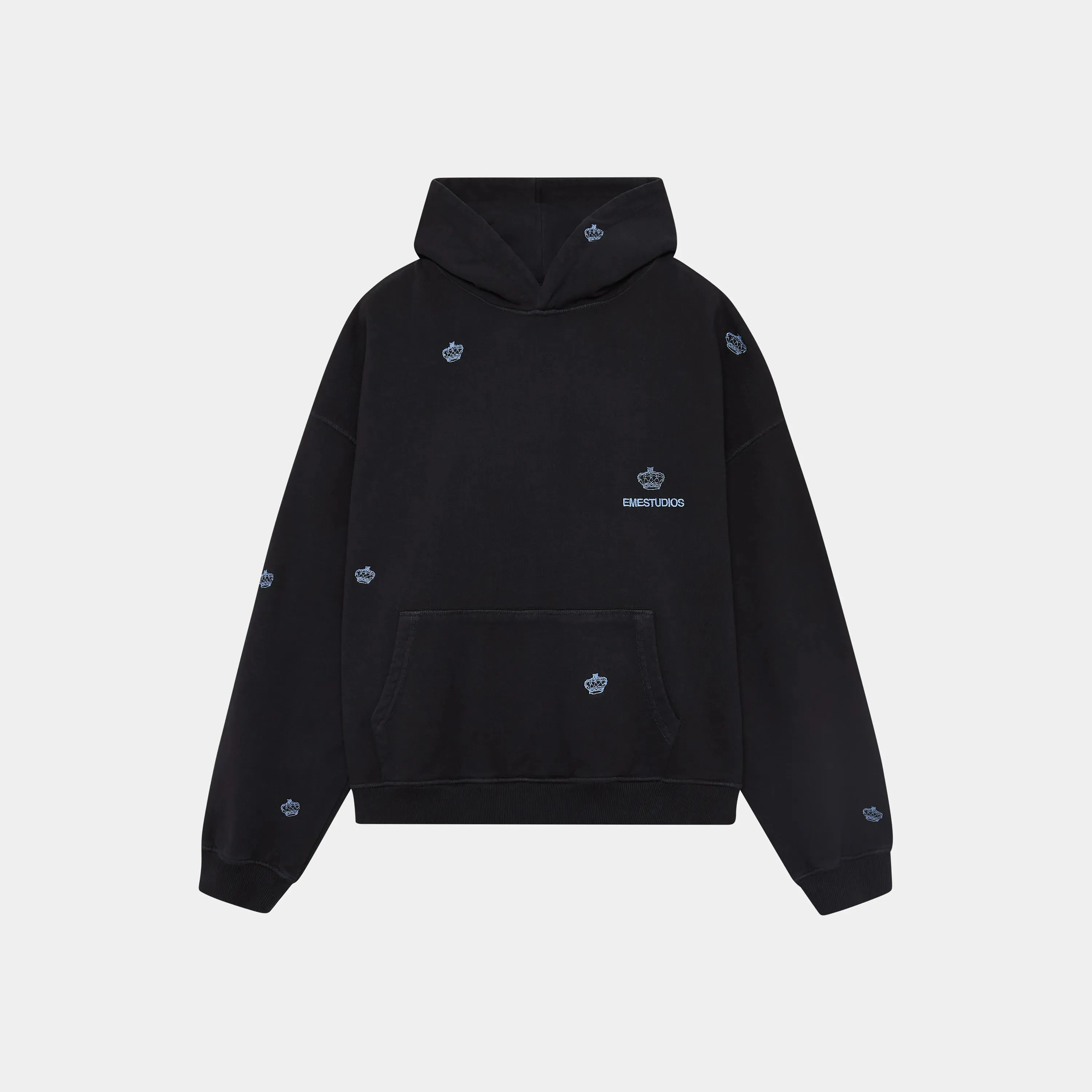 Crown Navy Hoodie sold by EME STUDIOS