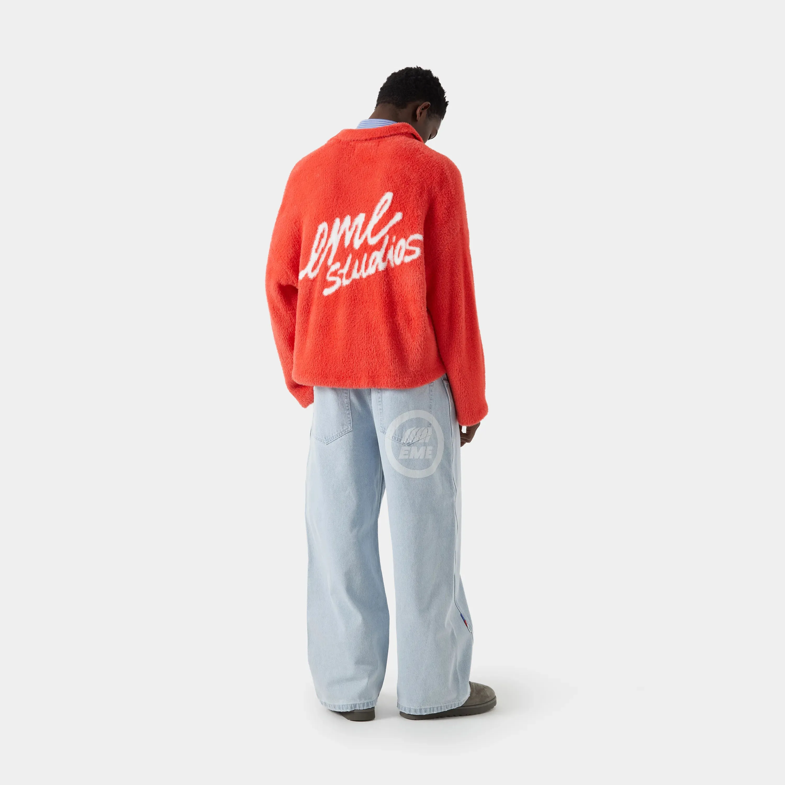 Sully Cherry Brushed Knitted Polo sold by EME STUDIOS product image thumbnail 2