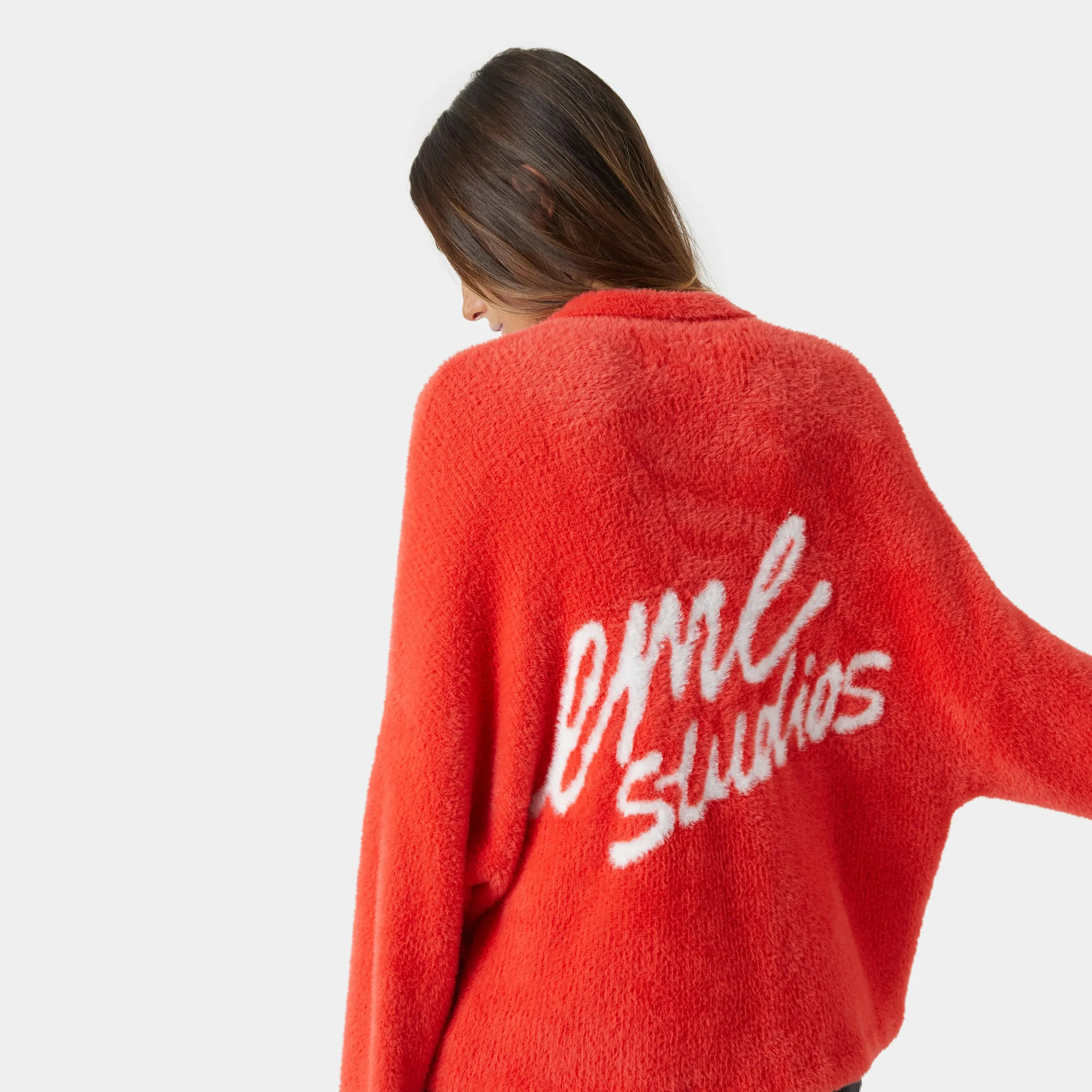 Sully Cherry Brushed Knitted Polo sold by EME STUDIOS product image thumbnail 5