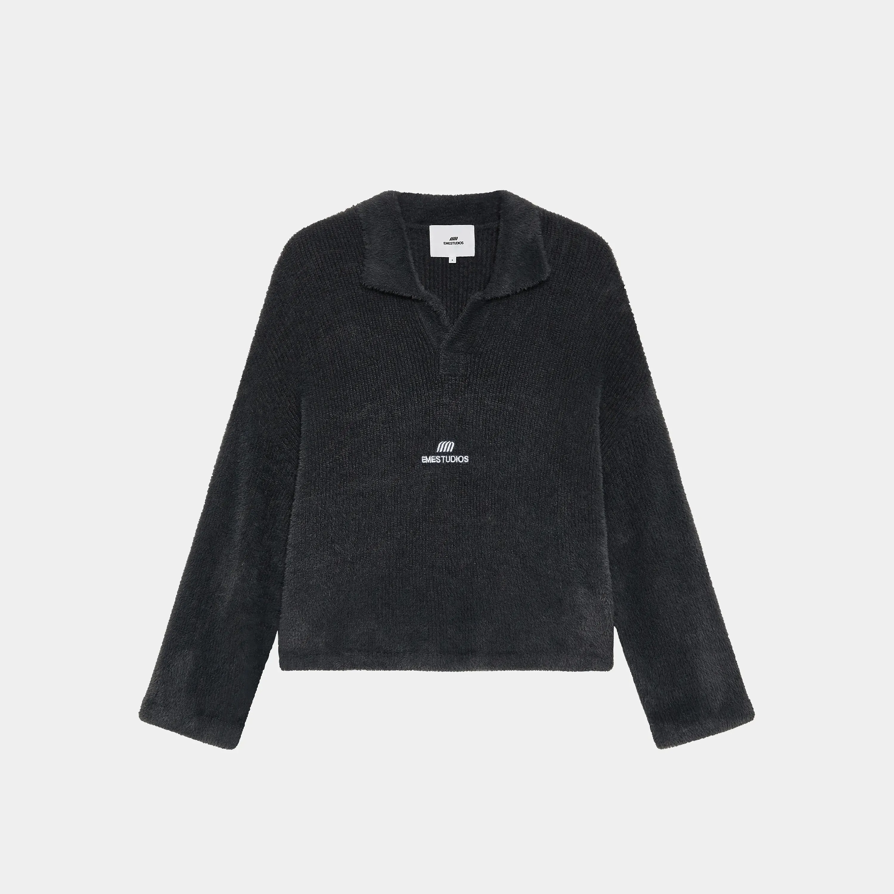 Sully Shadow Brished Knitted Polo sold by EME STUDIOS