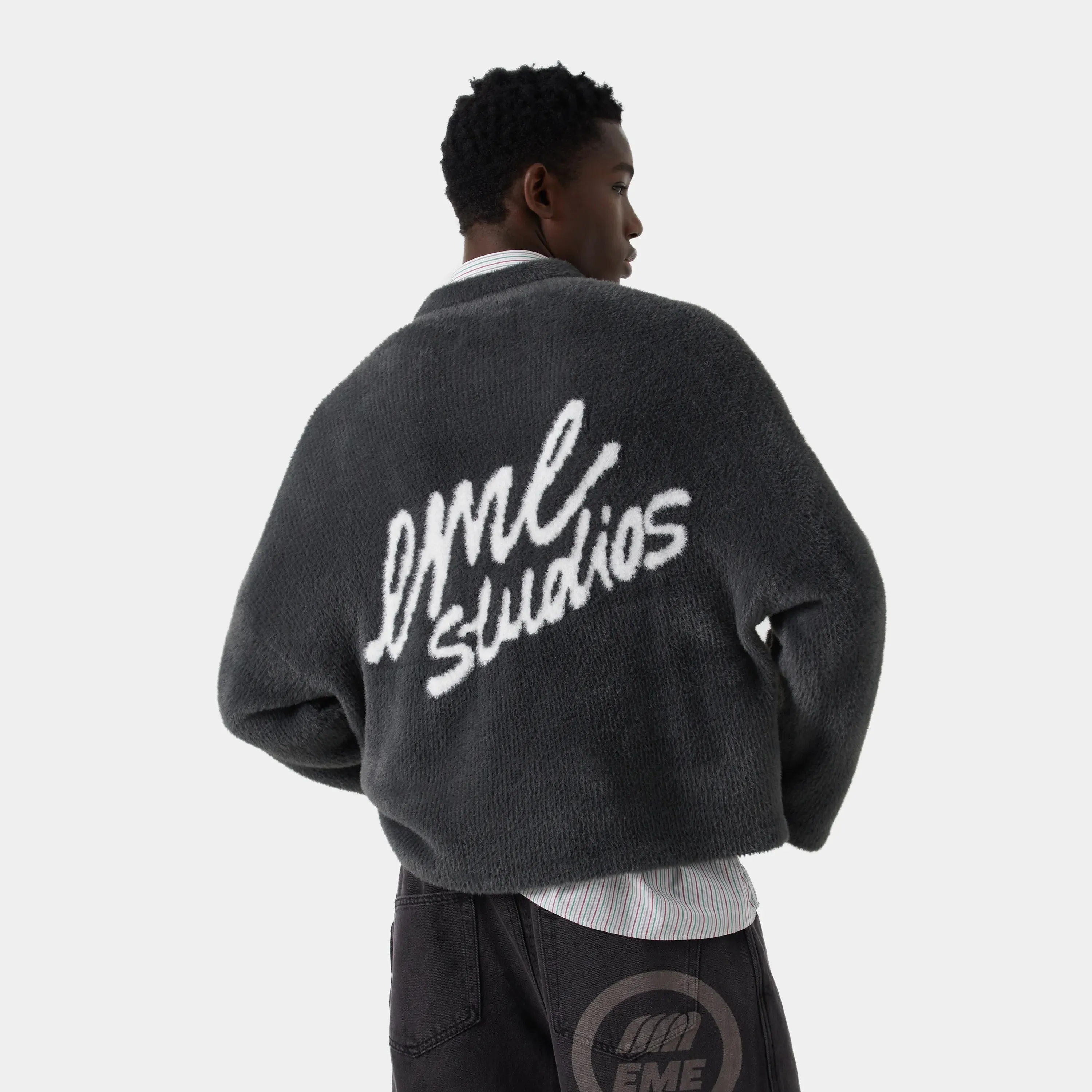 Sully Shadow Brished Knitted Polo sold by EME STUDIOS product image thumbnail 4