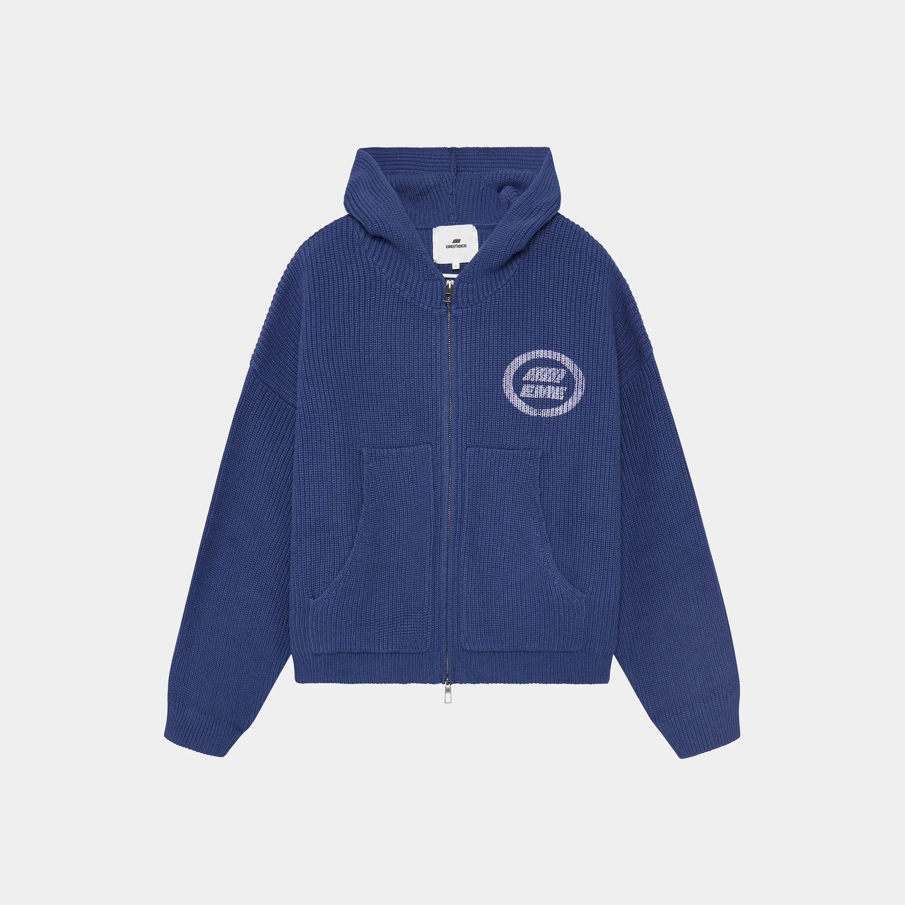 Anon Indigo Knit Full Zip sold by EME STUDIOS