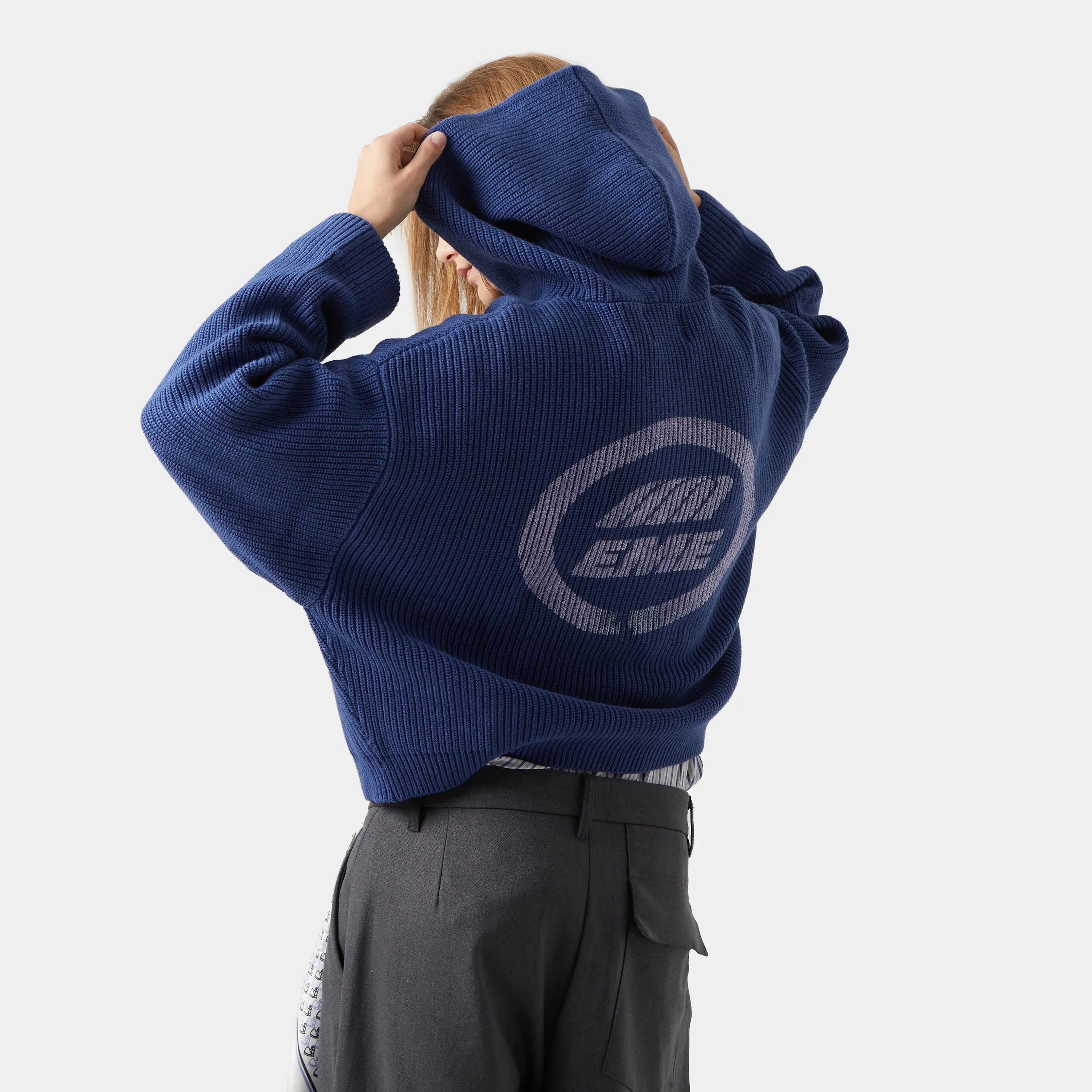 Anon Indigo Knit Full Zip sold by EME STUDIOS product image thumbnail 2
