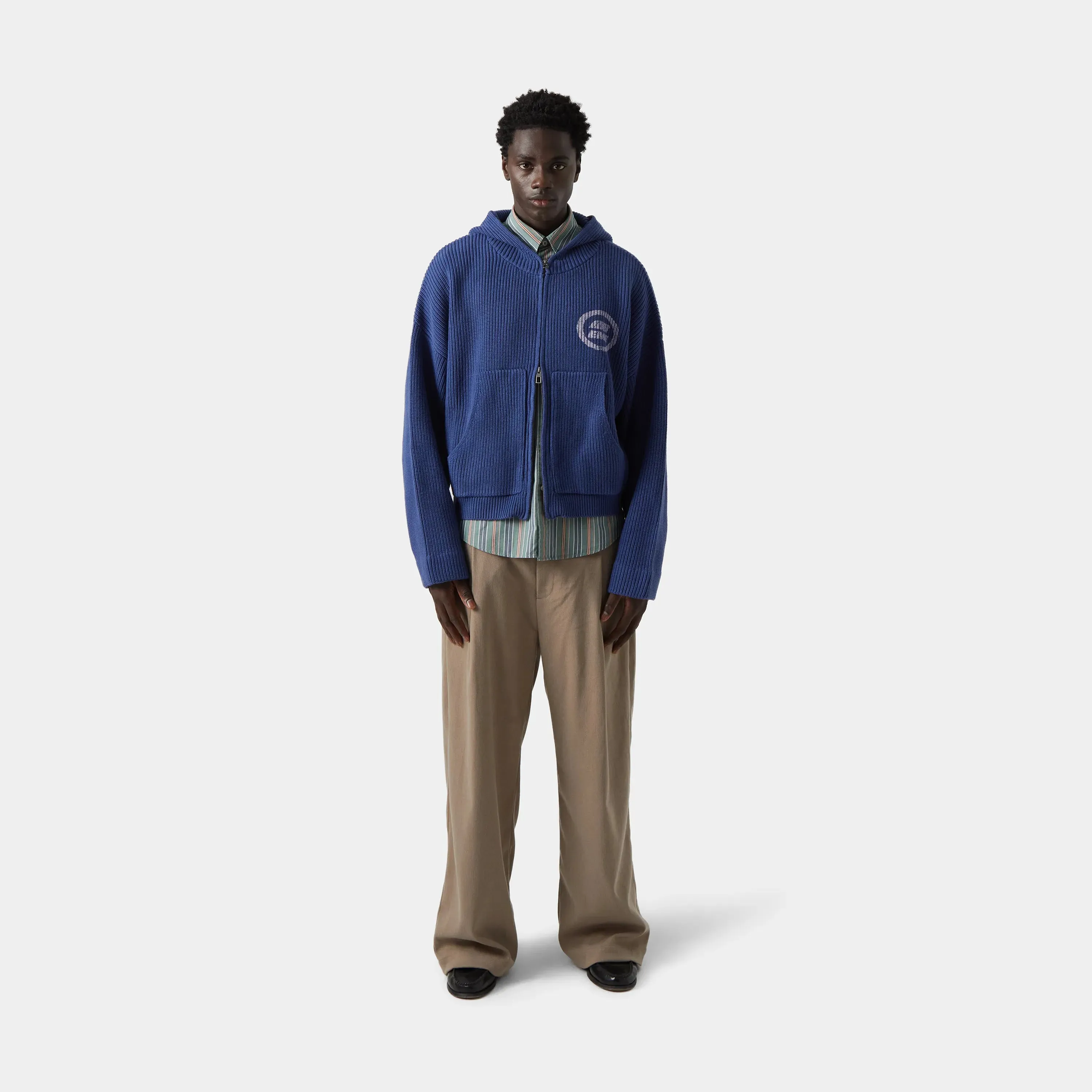 Anon Indigo Knit Full Zip sold by EME STUDIOS product image thumbnail 4