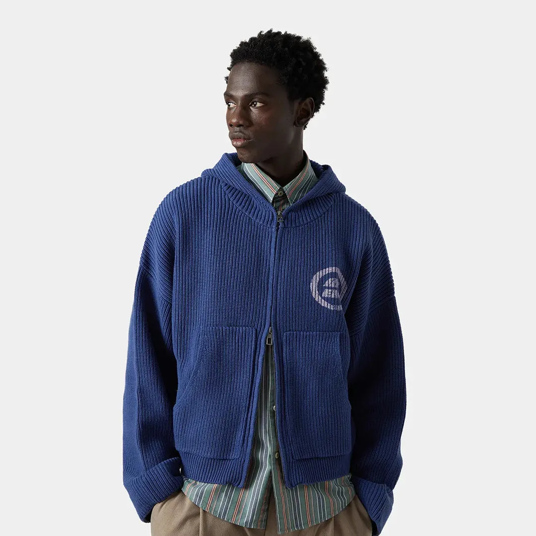 Anon Indigo Knit Full Zip sold by EME STUDIOS product image thumbnail 3