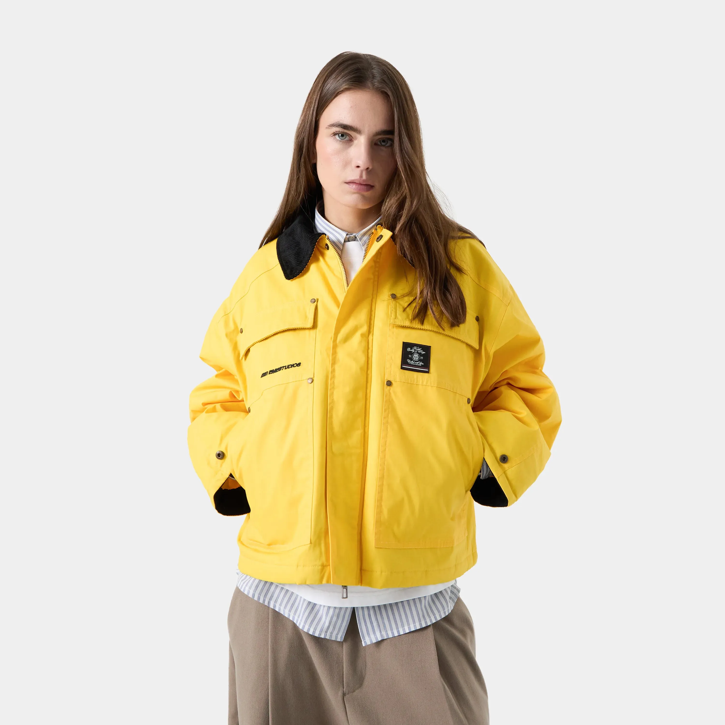 Ethos Waxed Brazil Boxy Jacket sold by EME STUDIOS product image thumbnail 5