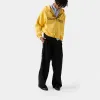 Fellas Tailored Black Oyster Pants sold by EME STUDIOS