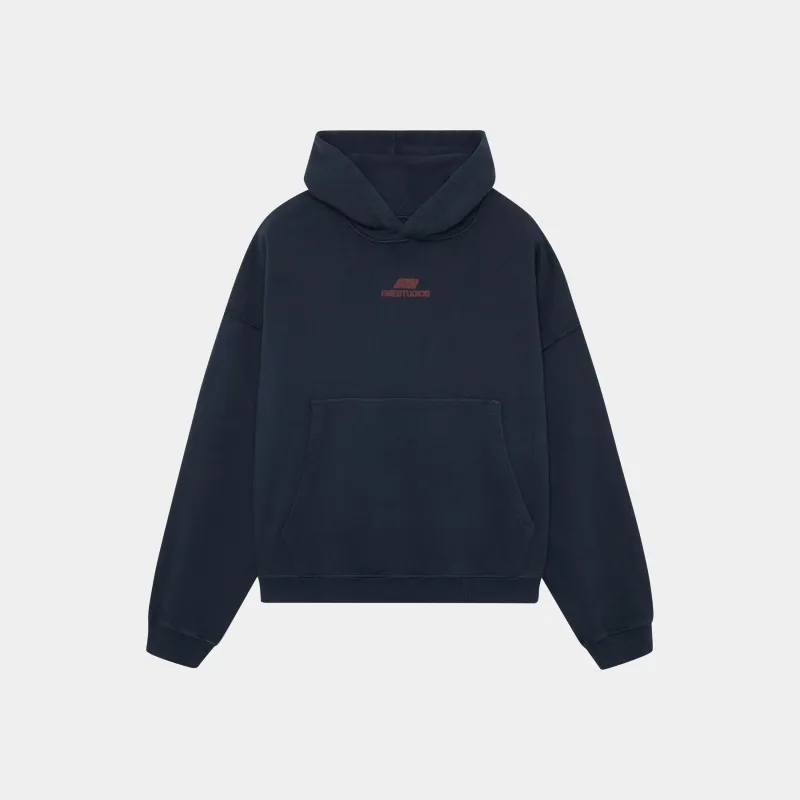 Whiz Navy Oversized Hoodie sold by EME STUDIOS