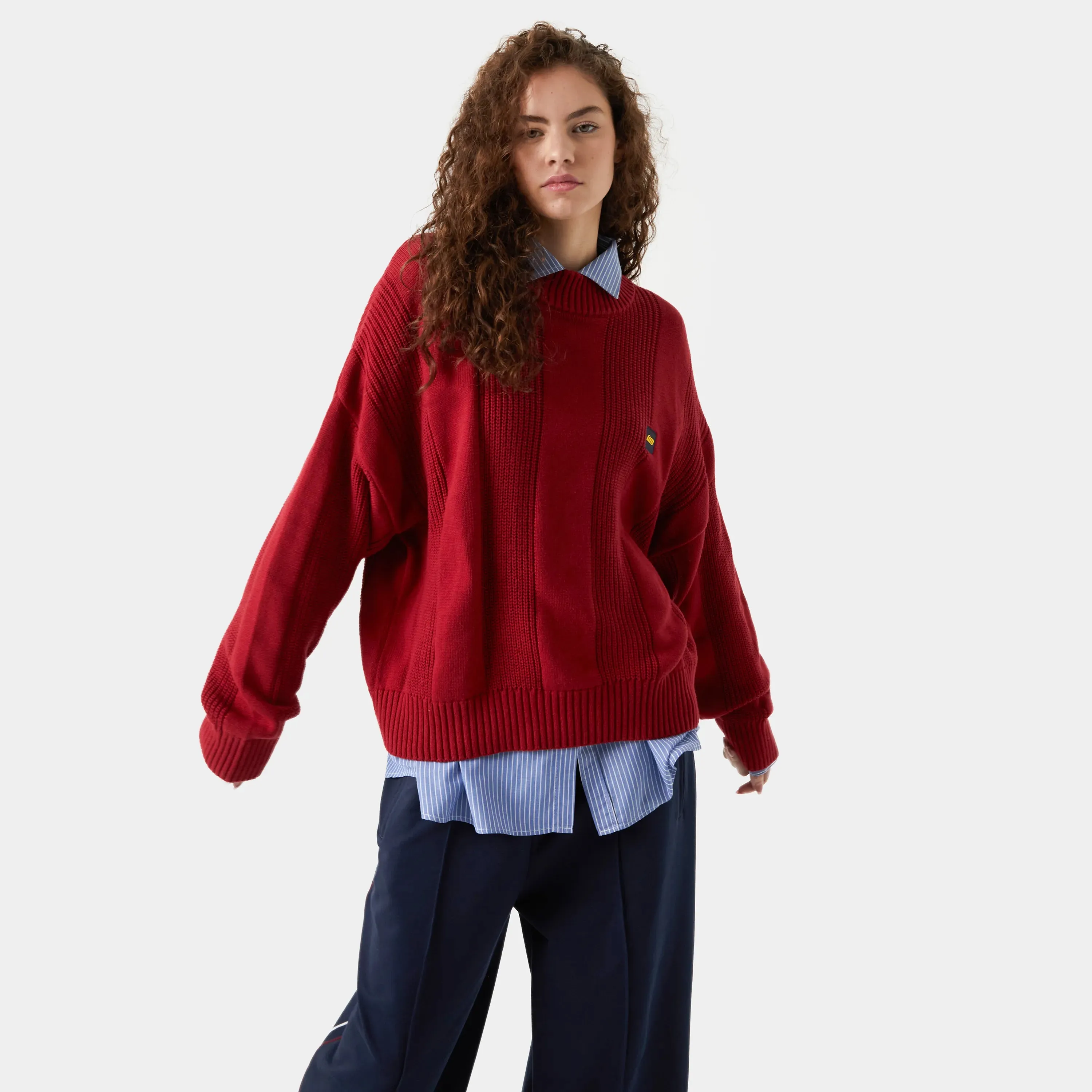 Vertical Striped Knit Sweater sold by EME STUDIOS product image thumbnail 2