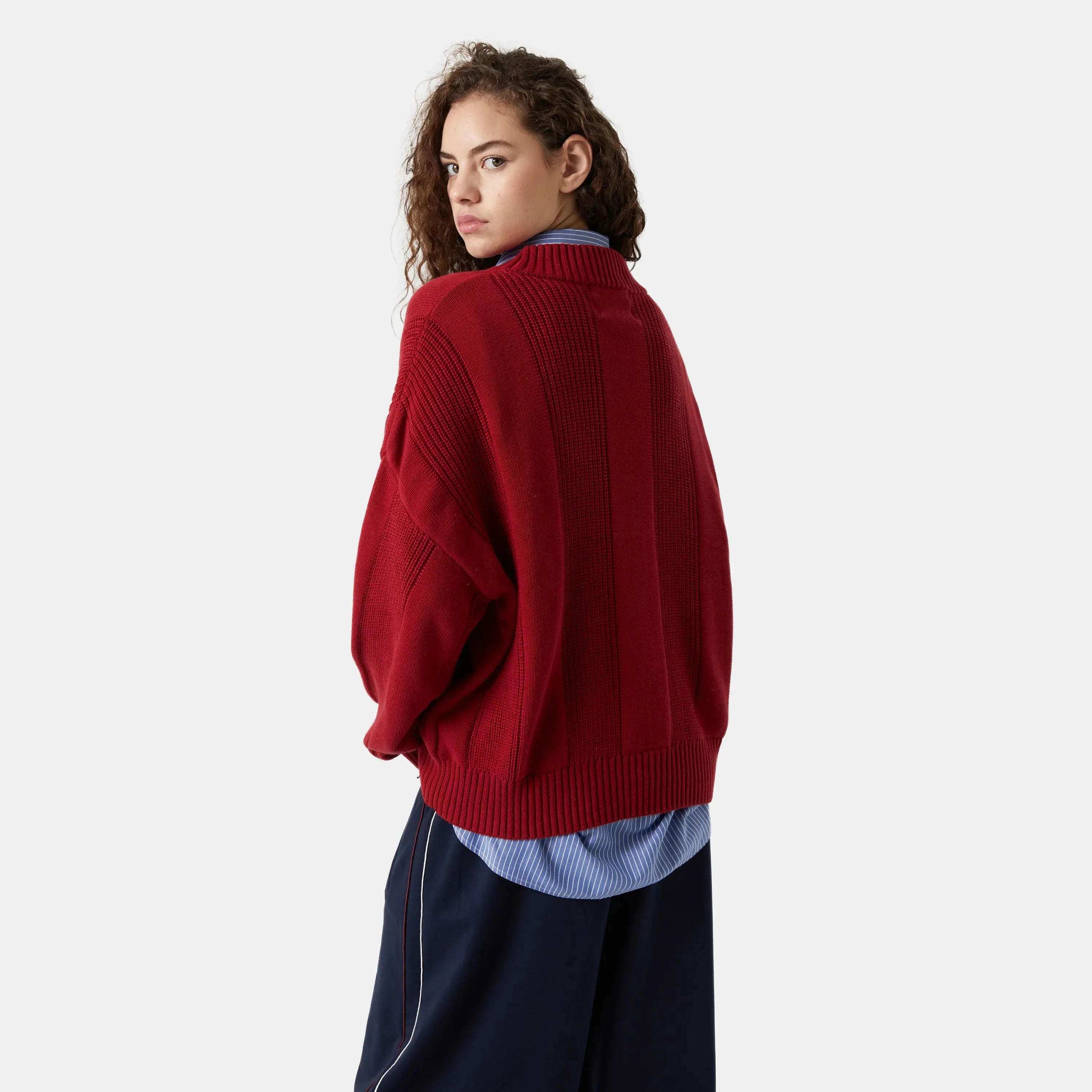 Vertical Striped Knit Sweater sold by EME STUDIOS product image thumbnail 5