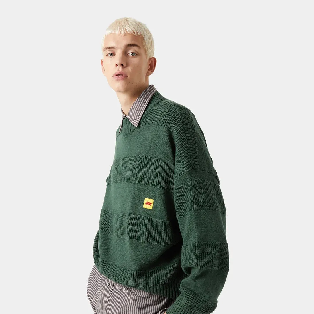 Horizontal Striped Knit Sweater sold by EME STUDIOS product image thumbnail 4