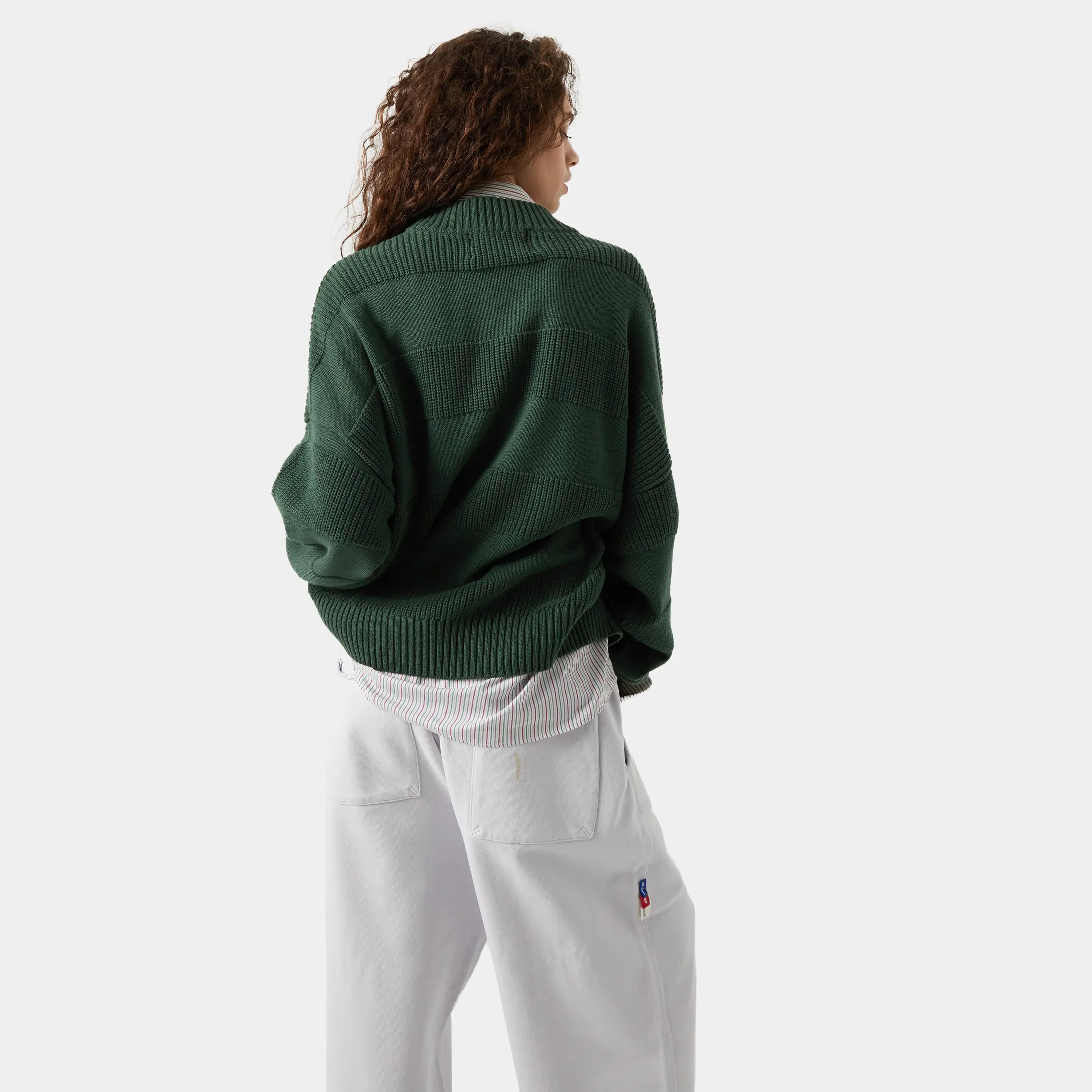 Horizontal Striped Knit Sweater sold by EME STUDIOS product image thumbnail 5