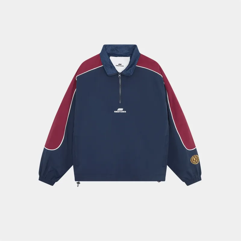 Rad Navy Half Zip made by EME STUDIOS