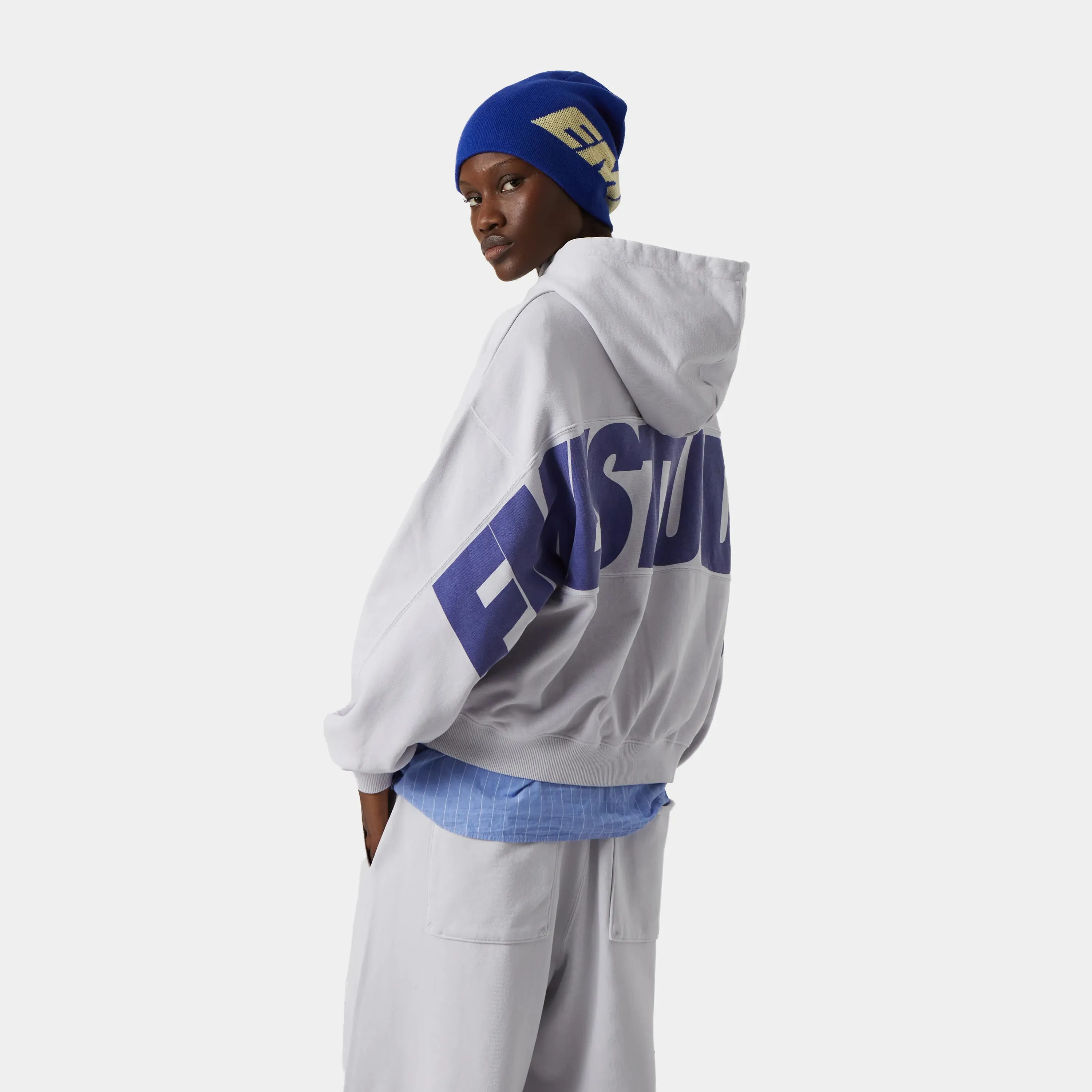 Yalo Heather Grey Oversized Hoodie sold by EME STUDIOS product image thumbnail 2