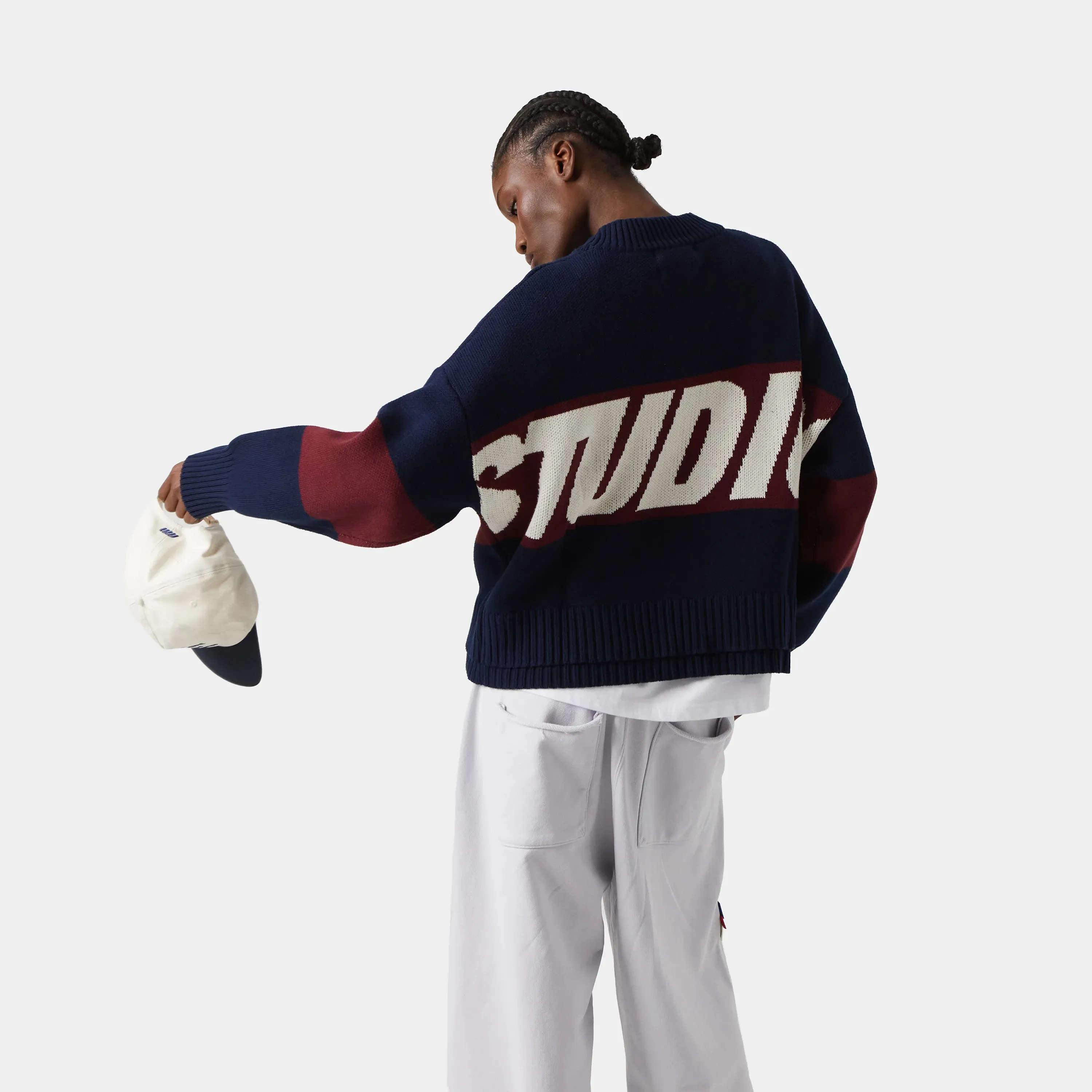 Thrill Indigo Knit Sweater sold by EME STUDIOS product image thumbnail 2