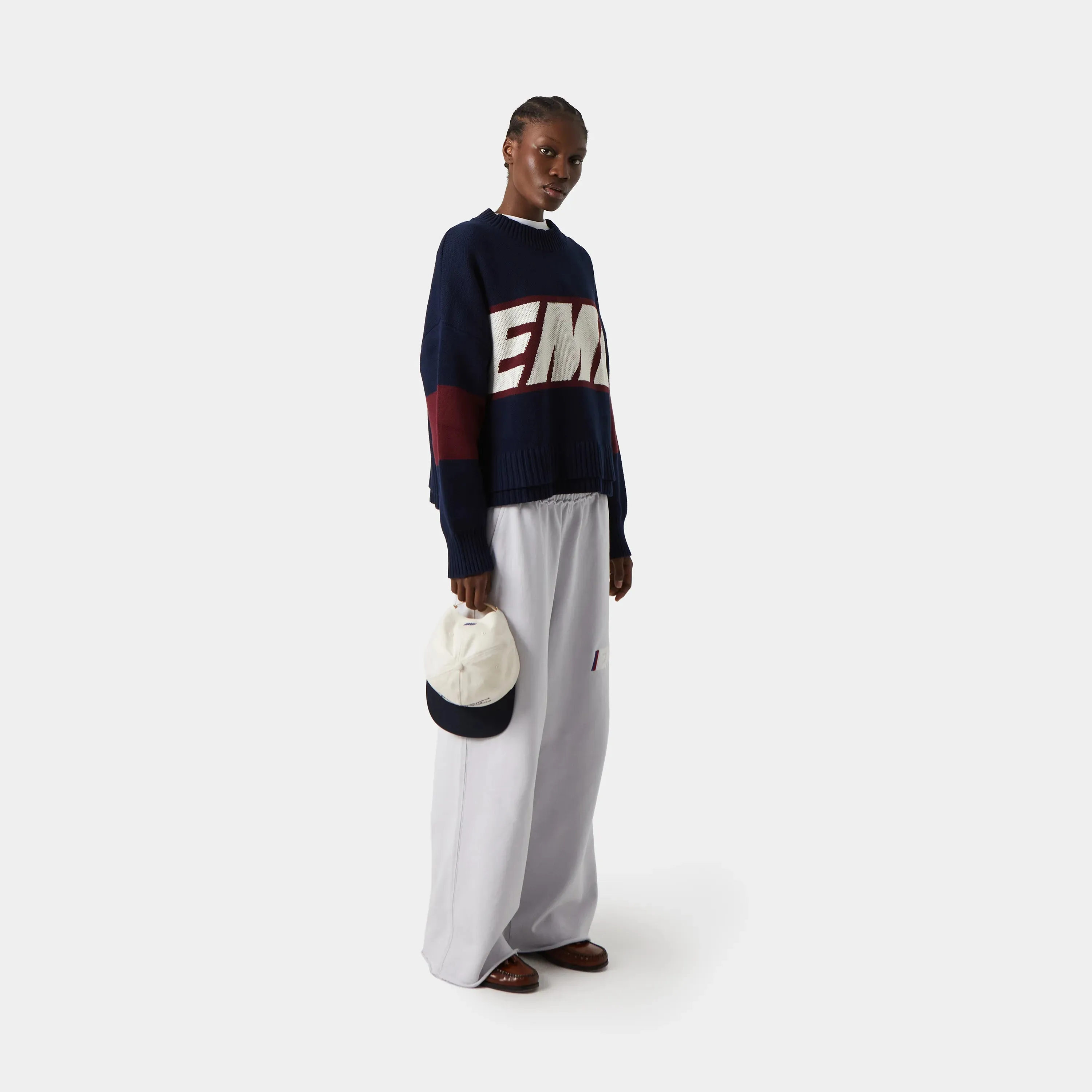 Thrill Indigo Knit Sweater sold by EME STUDIOS product image thumbnail 5
