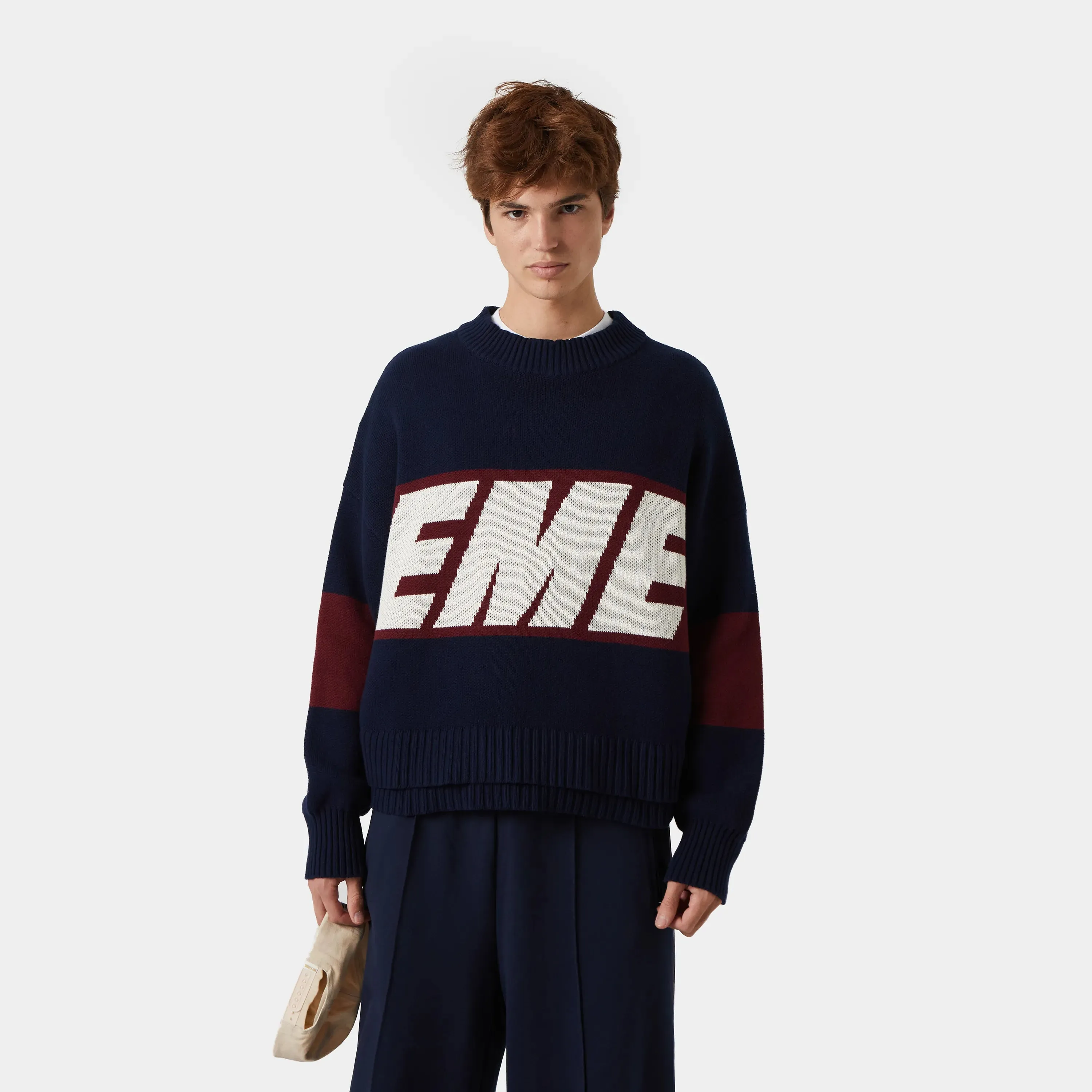 Thrill Indigo Knit Sweater sold by EME STUDIOS product image thumbnail 4