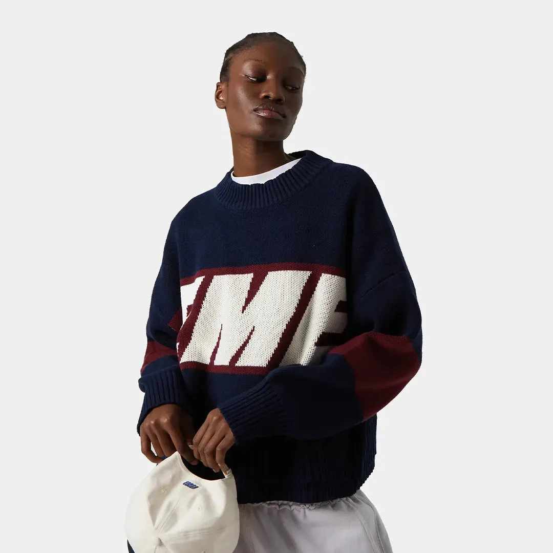 Thrill Indigo Knit Sweater sold by EME STUDIOS product image thumbnail 3
