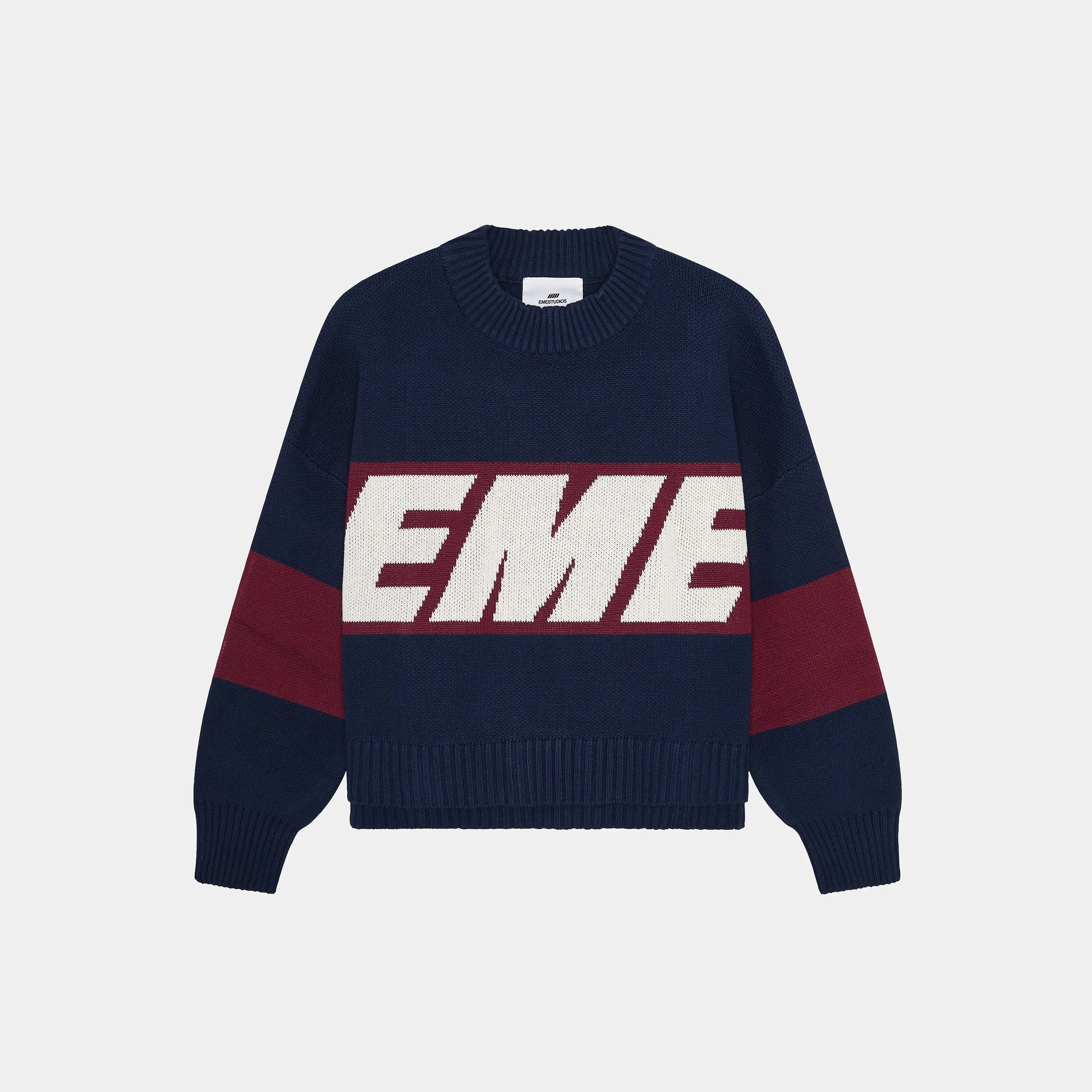 Thrill Indigo Knit Sweater sold by EME STUDIOS