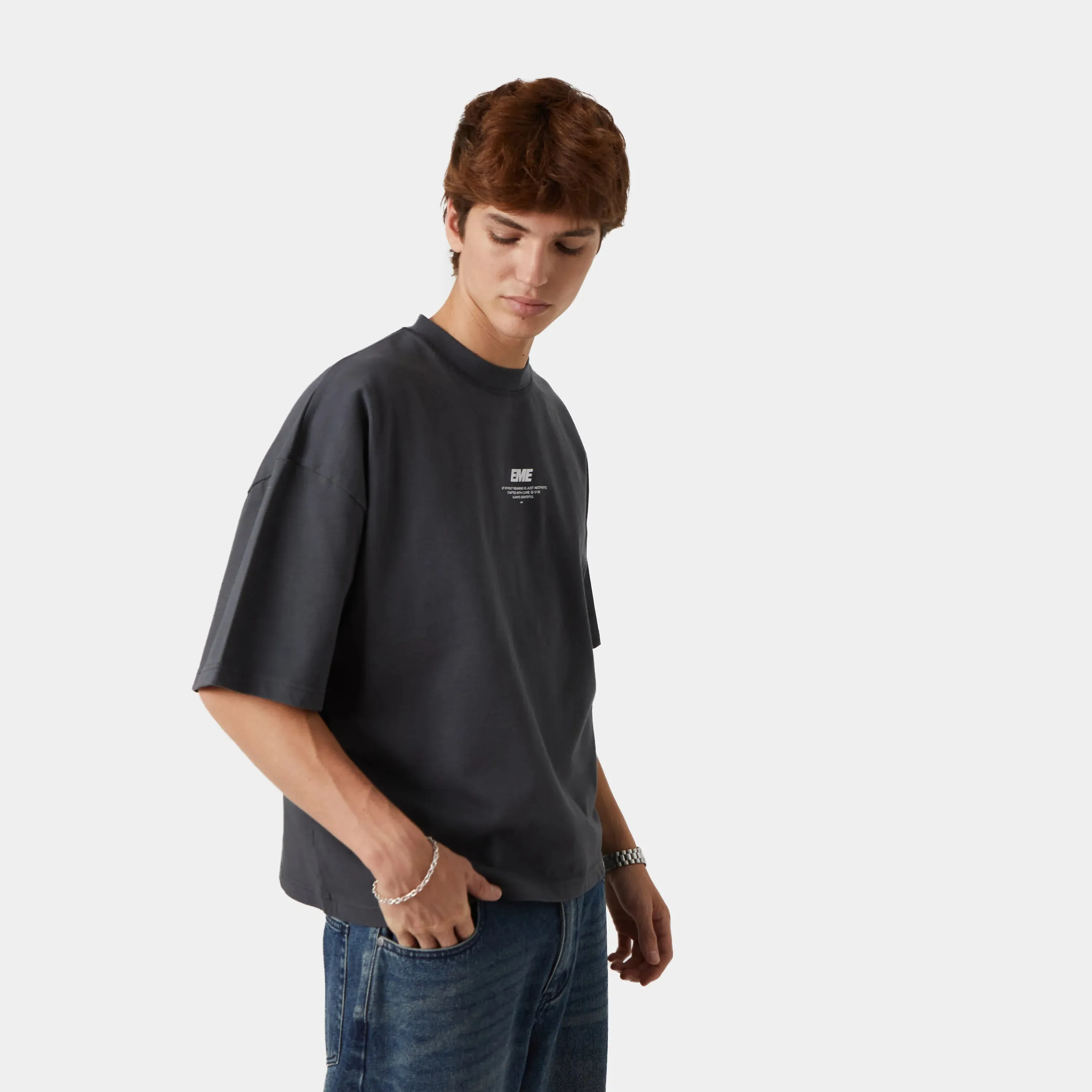 Spark Shadow Oversized Tee sold by EME STUDIOS product image thumbnail 2