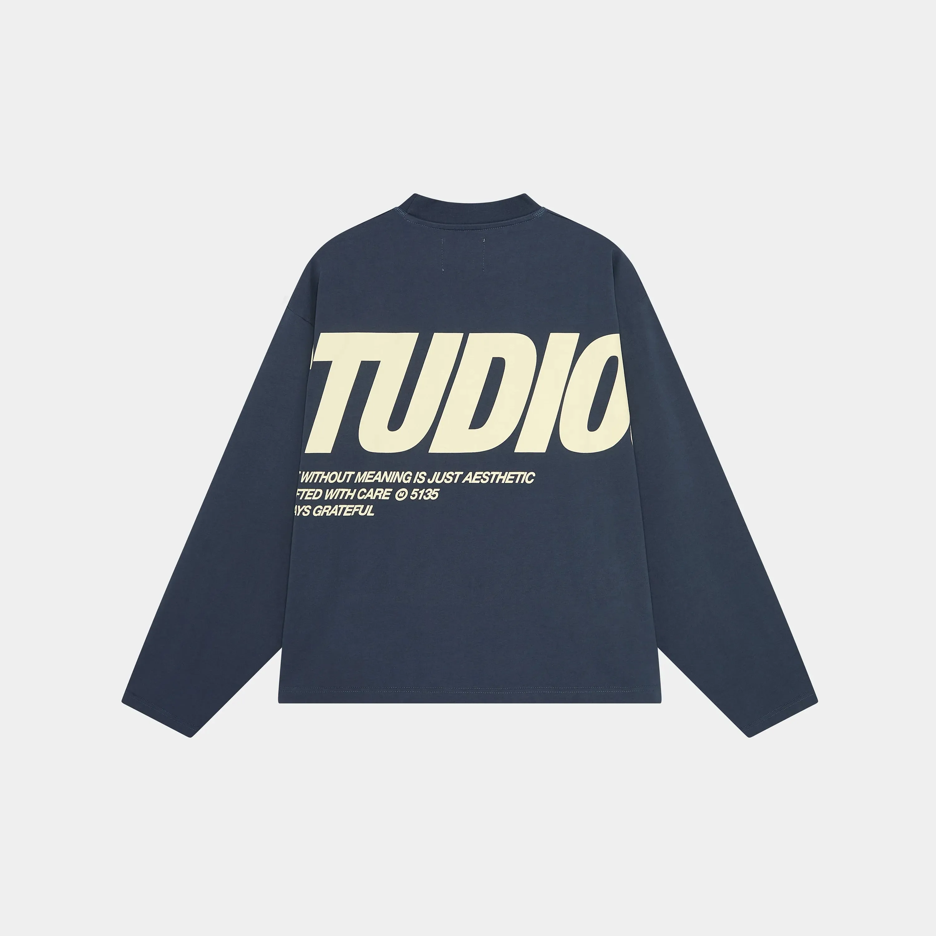Thrill Navy Long Sleeve sold by EME STUDIOS