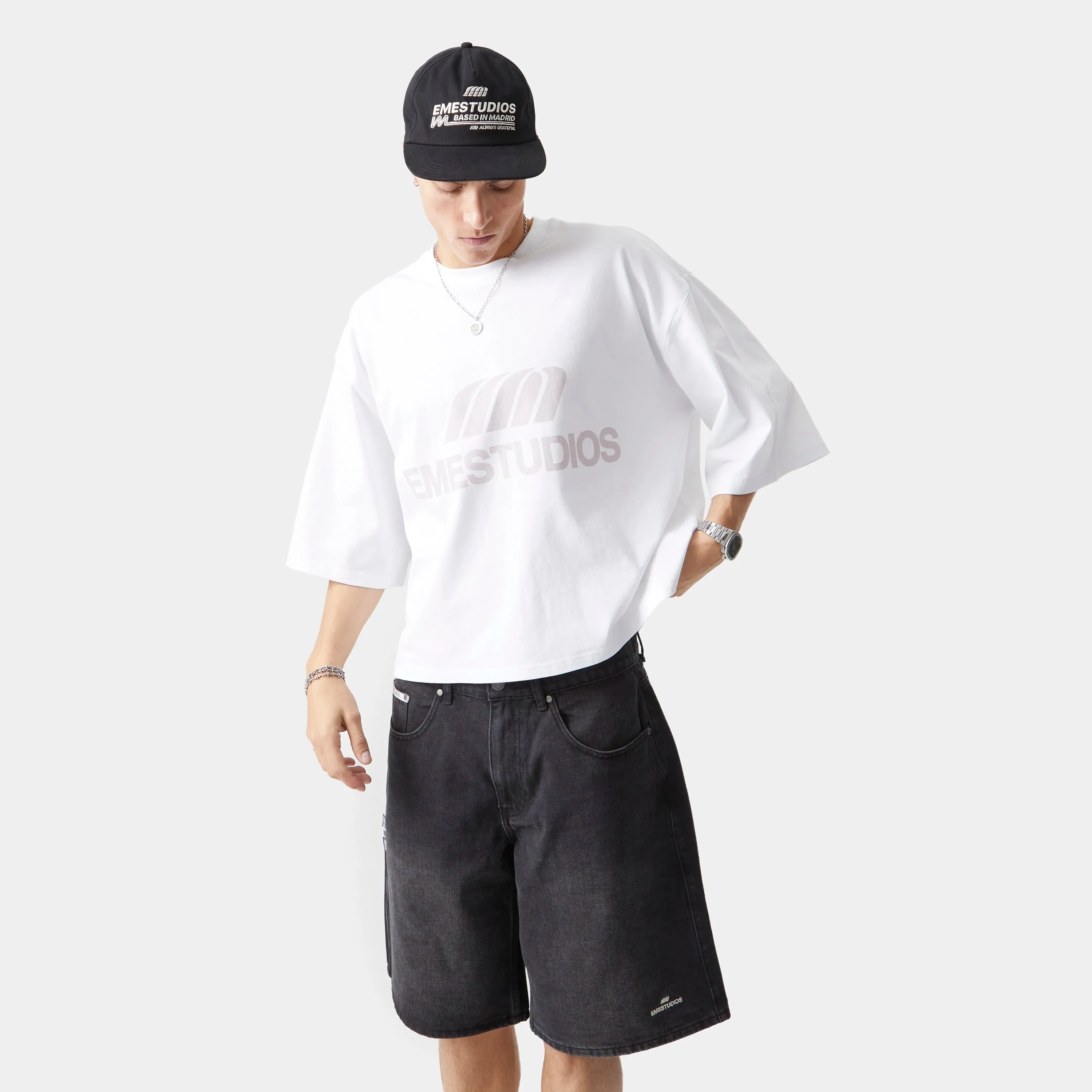 2 Era Calcite Cropped Boxy Tee sold by EME STUDIOS product image thumbnail 2