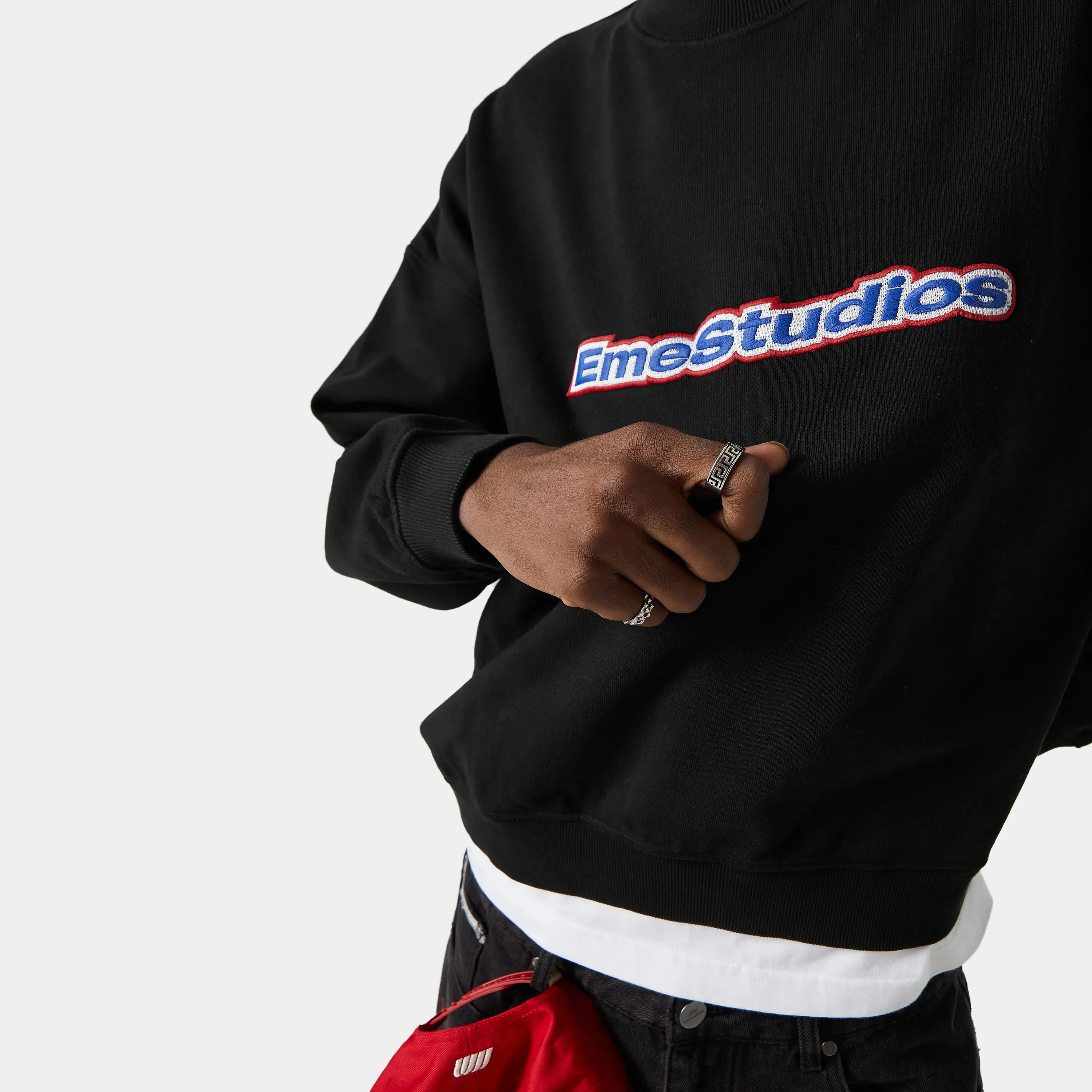 Box Shadow Oversized Crewneck sold by EME STUDIOS product image thumbnail 5