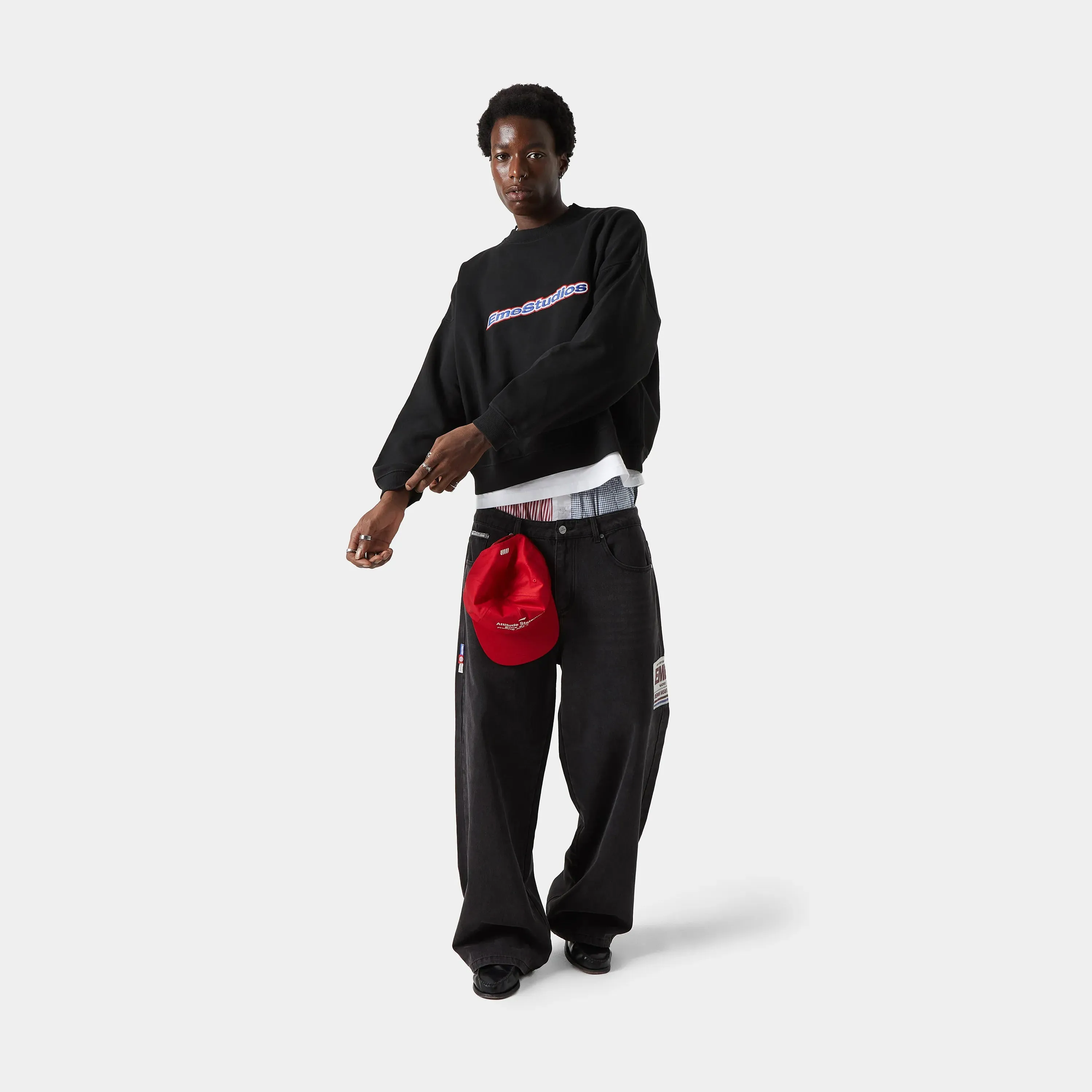 Box Shadow Oversized Crewneck sold by EME STUDIOS product image thumbnail 4