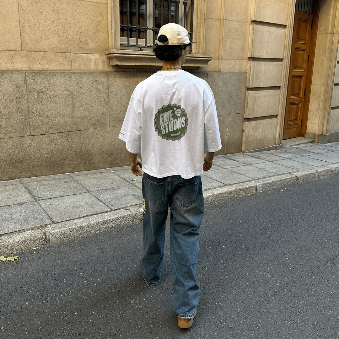 V.S. Pearl Cropped Boxy Tee sold by EME STUDIOS product image thumbnail 2