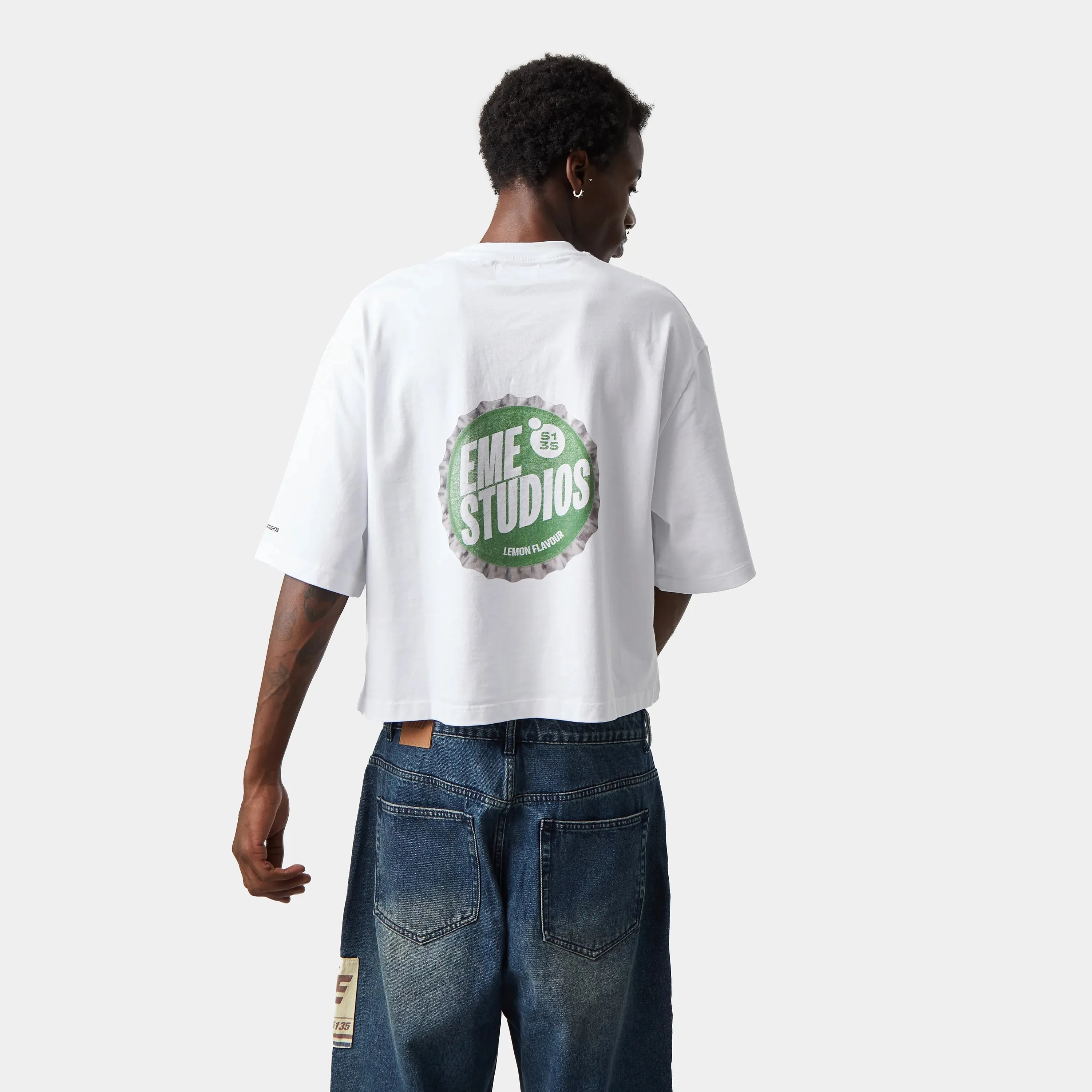 V.S. Pearl Cropped Boxy Tee sold by EME STUDIOS product image thumbnail 4