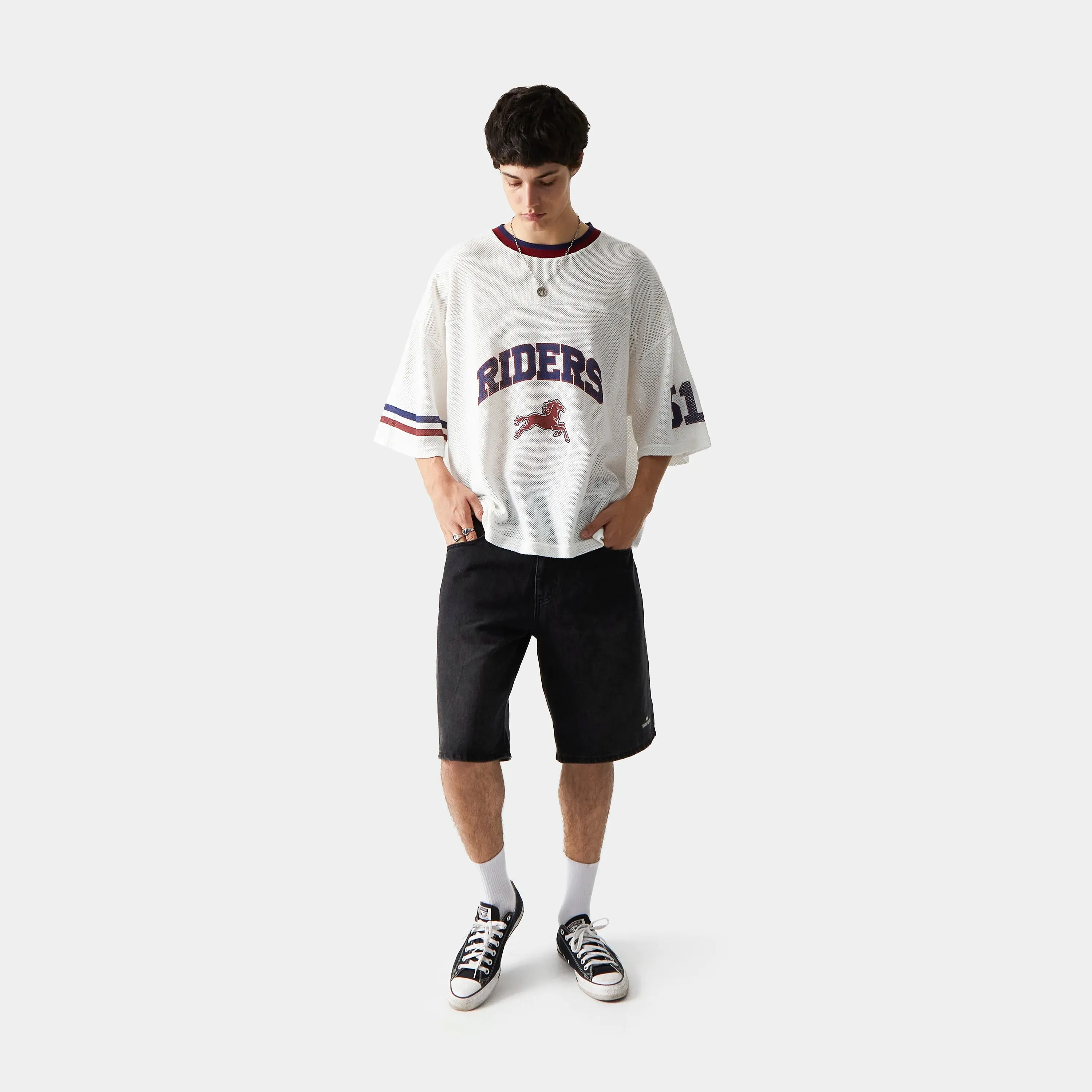Riders Off Sand Mesh Tee sold by EME STUDIOS product image thumbnail 4