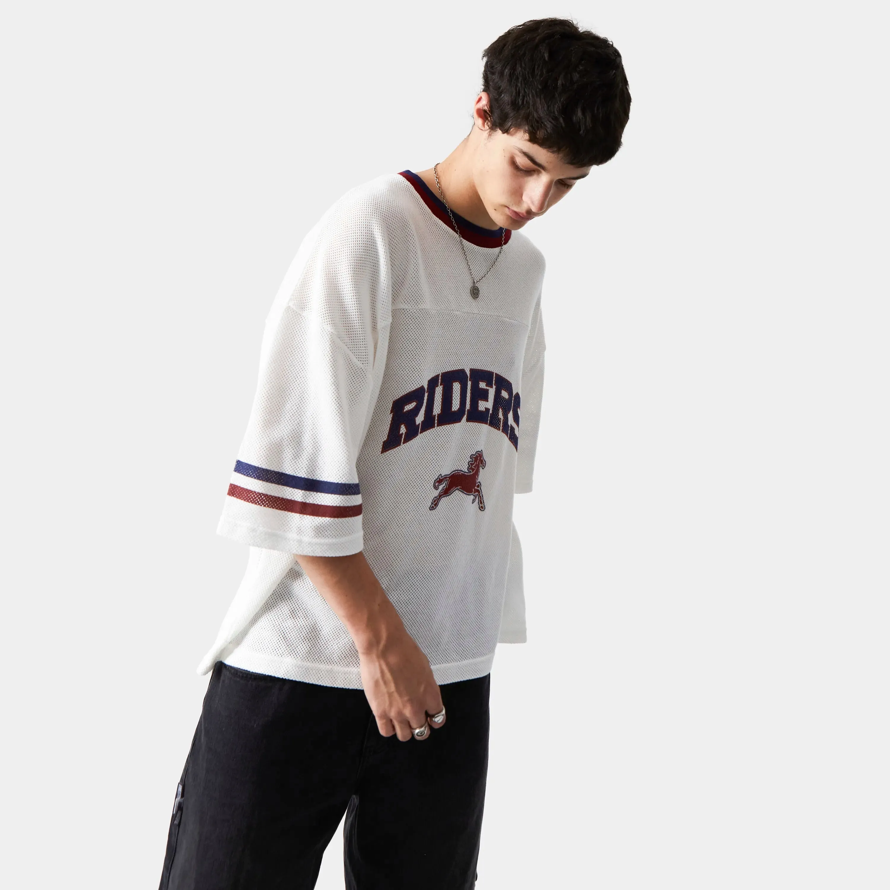 Riders Off Sand Mesh Tee sold by EME STUDIOS product image thumbnail 5