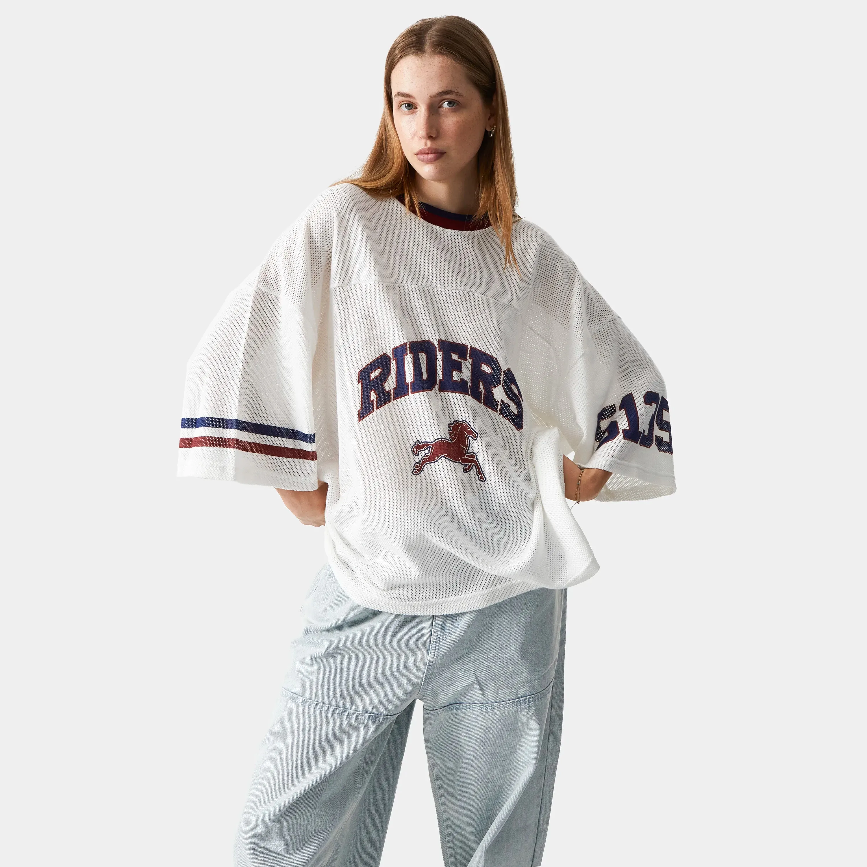 Riders Off Sand Mesh Tee sold by EME STUDIOS product image thumbnail 3