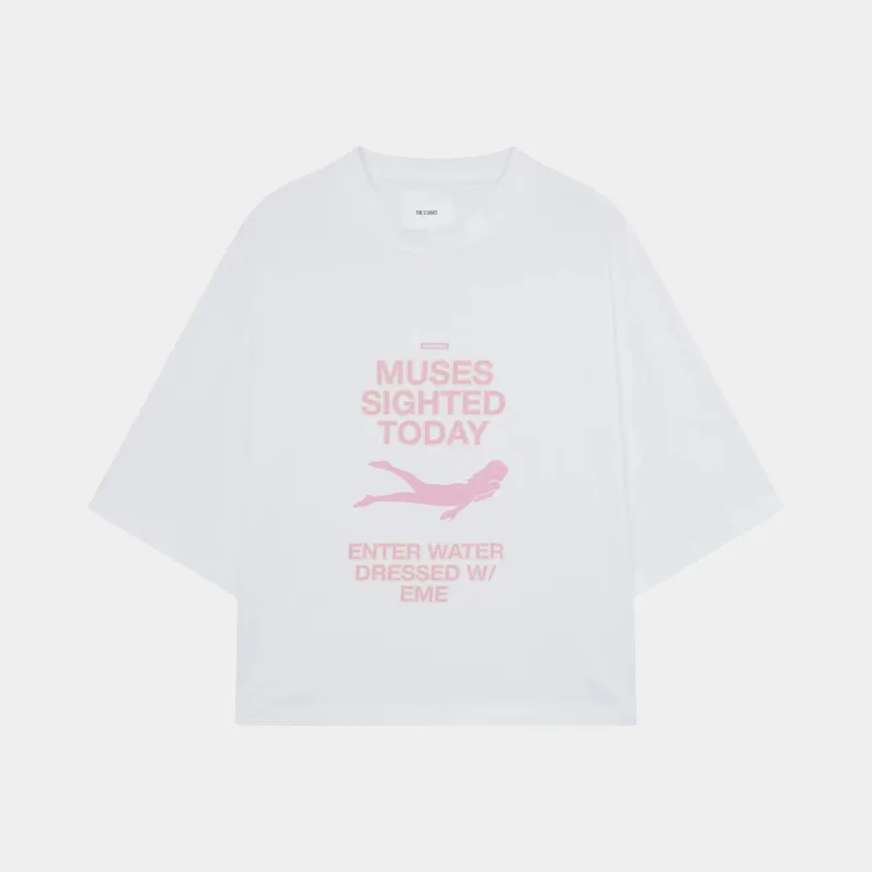 Muses Cropped Boxy Tee sold by EME STUDIOS