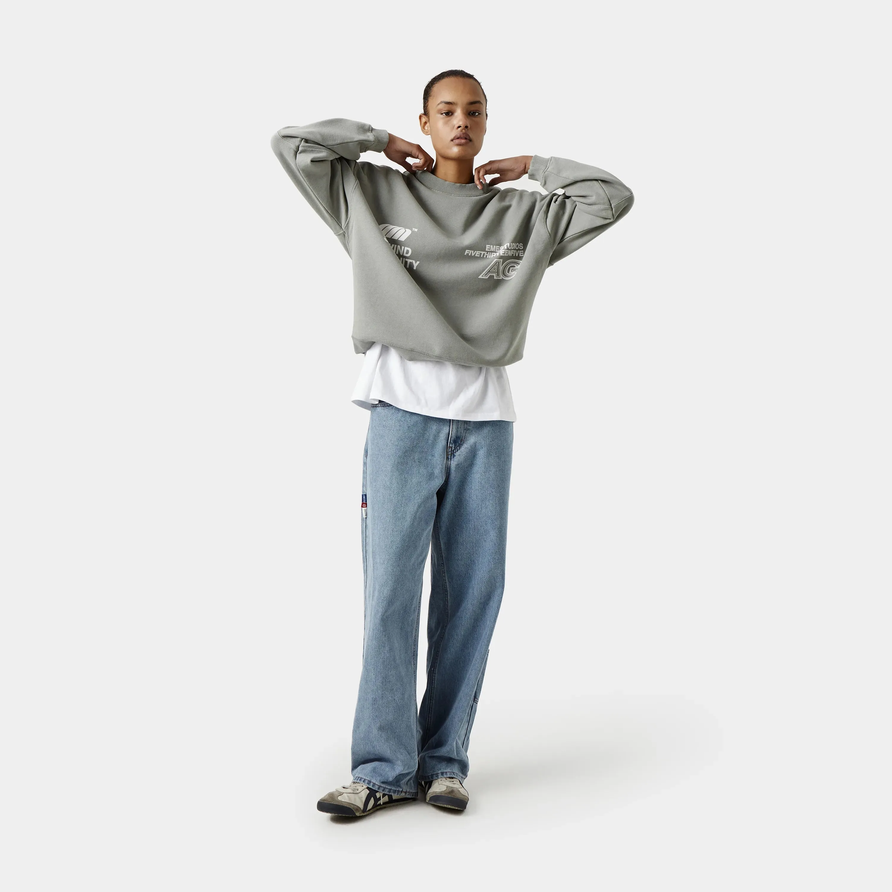 Serenity Pebble Oversized Crewneck sold by EME STUDIOS product image thumbnail 5