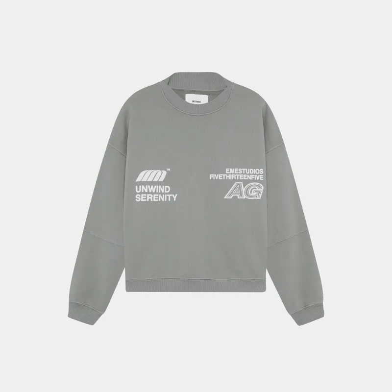 Serenity Pebble Oversized Crewneck sold by EME STUDIOS