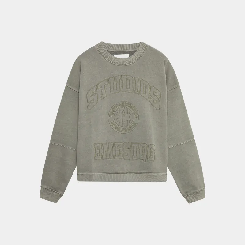 Streak Laurel Oversized Crewneck sold by EME STUDIOS