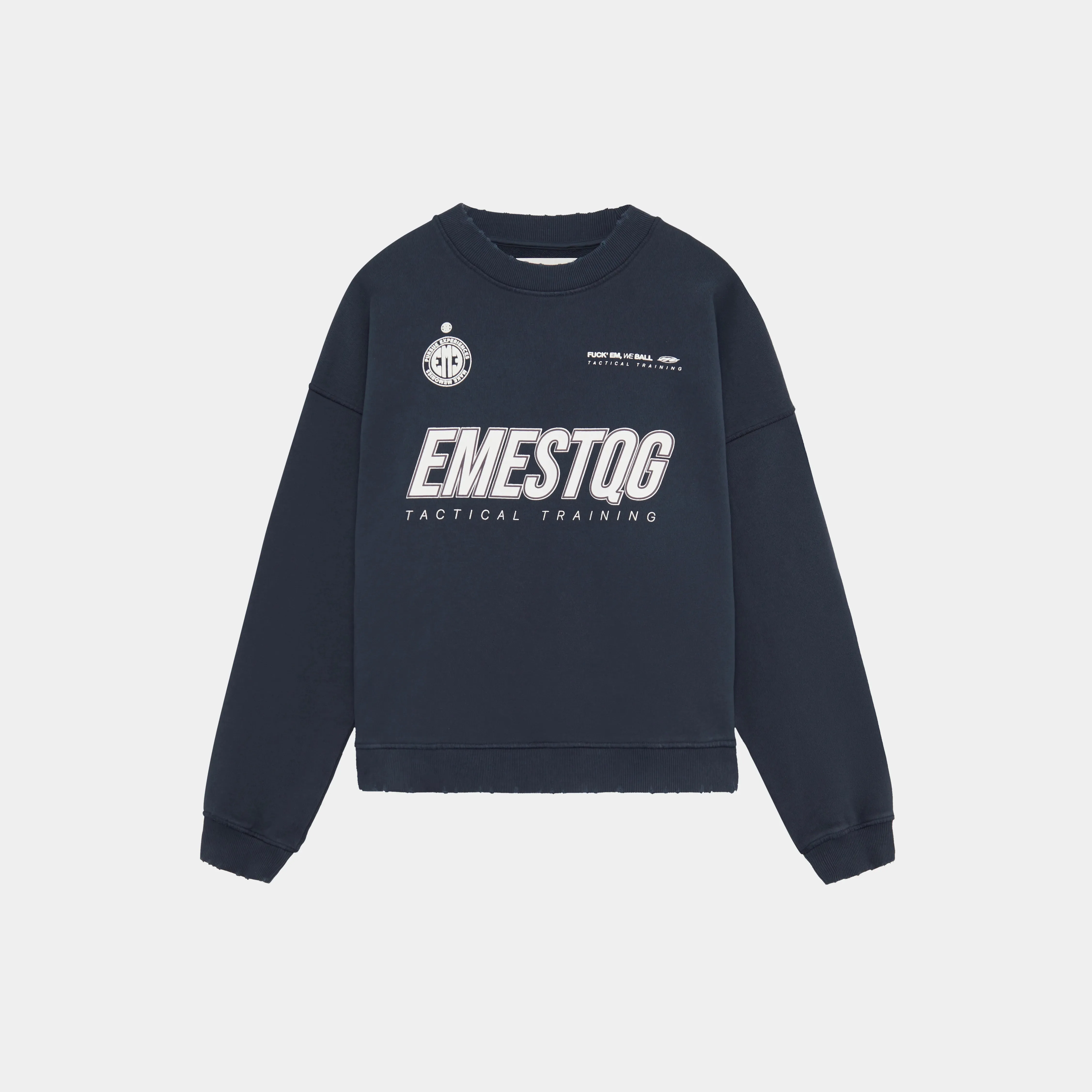 Tactical Navy Oversized Crewneck sold by EME STUDIOS
