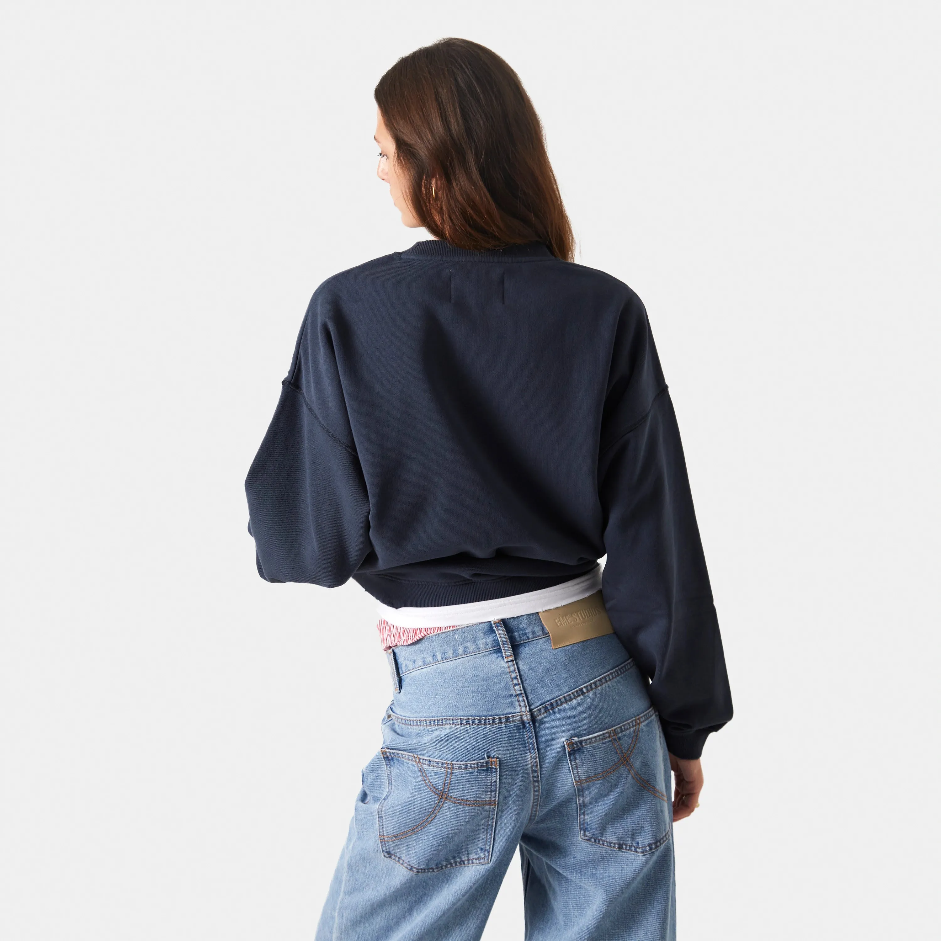 Tactical Navy Oversized Crewneck sold by EME STUDIOS product image thumbnail 5