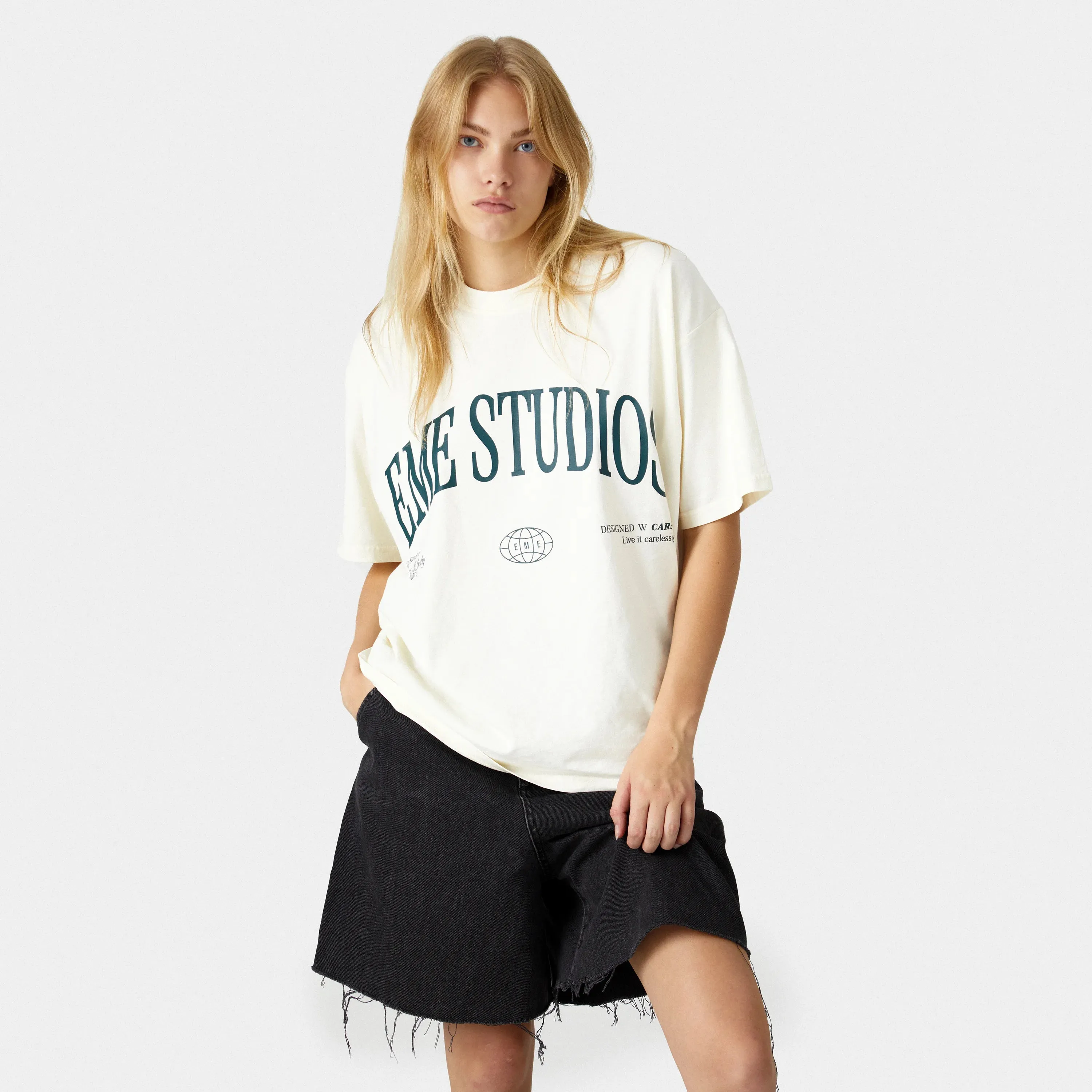 Airline Forest Oversized Tee sold by EME STUDIOS product image thumbnail 3