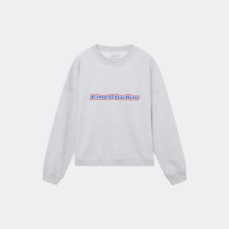 Whatever Heather Grey Mockneck sold by EME STUDIOS
