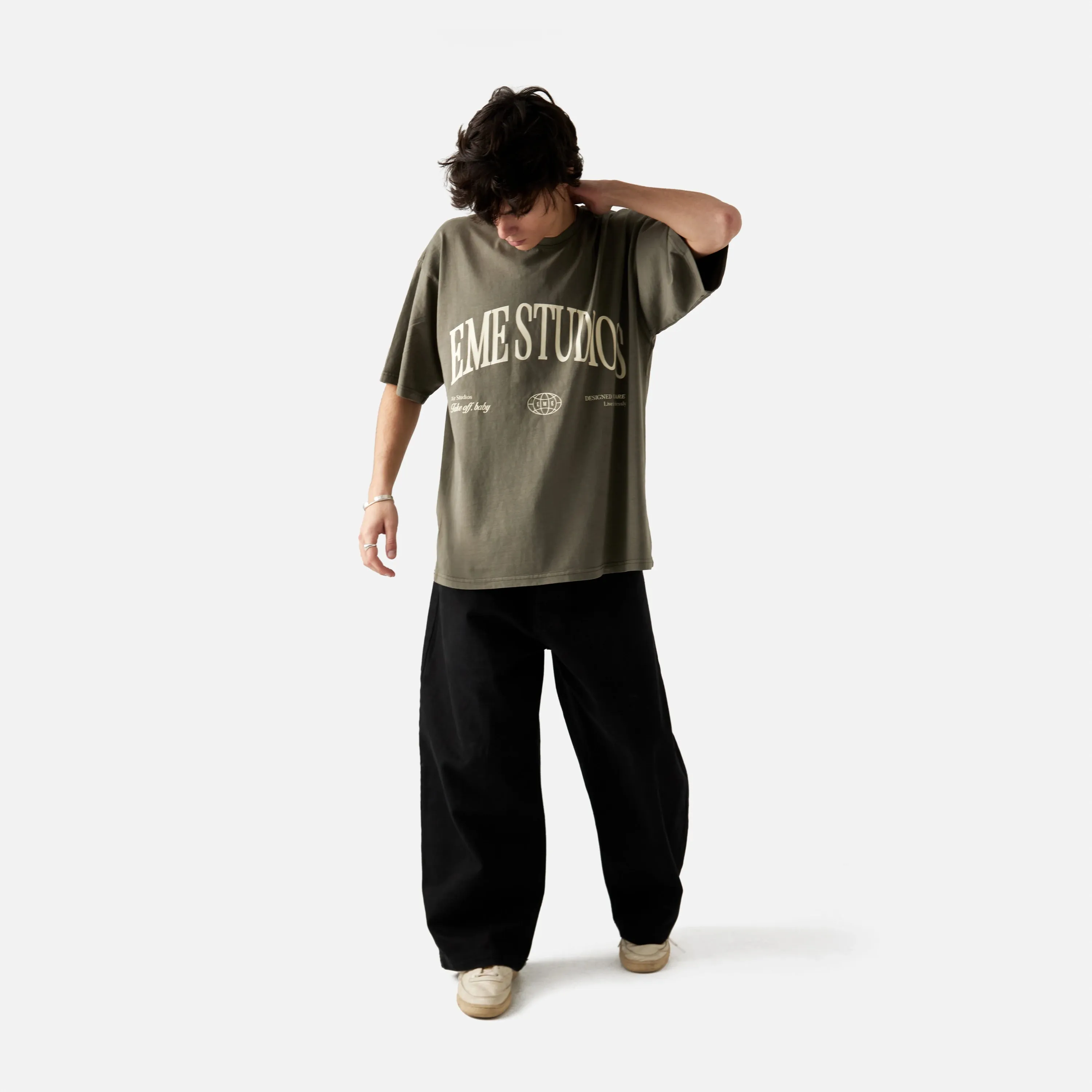 Airline Laurel Oversized Tee sold by EME STUDIOS product image thumbnail 2