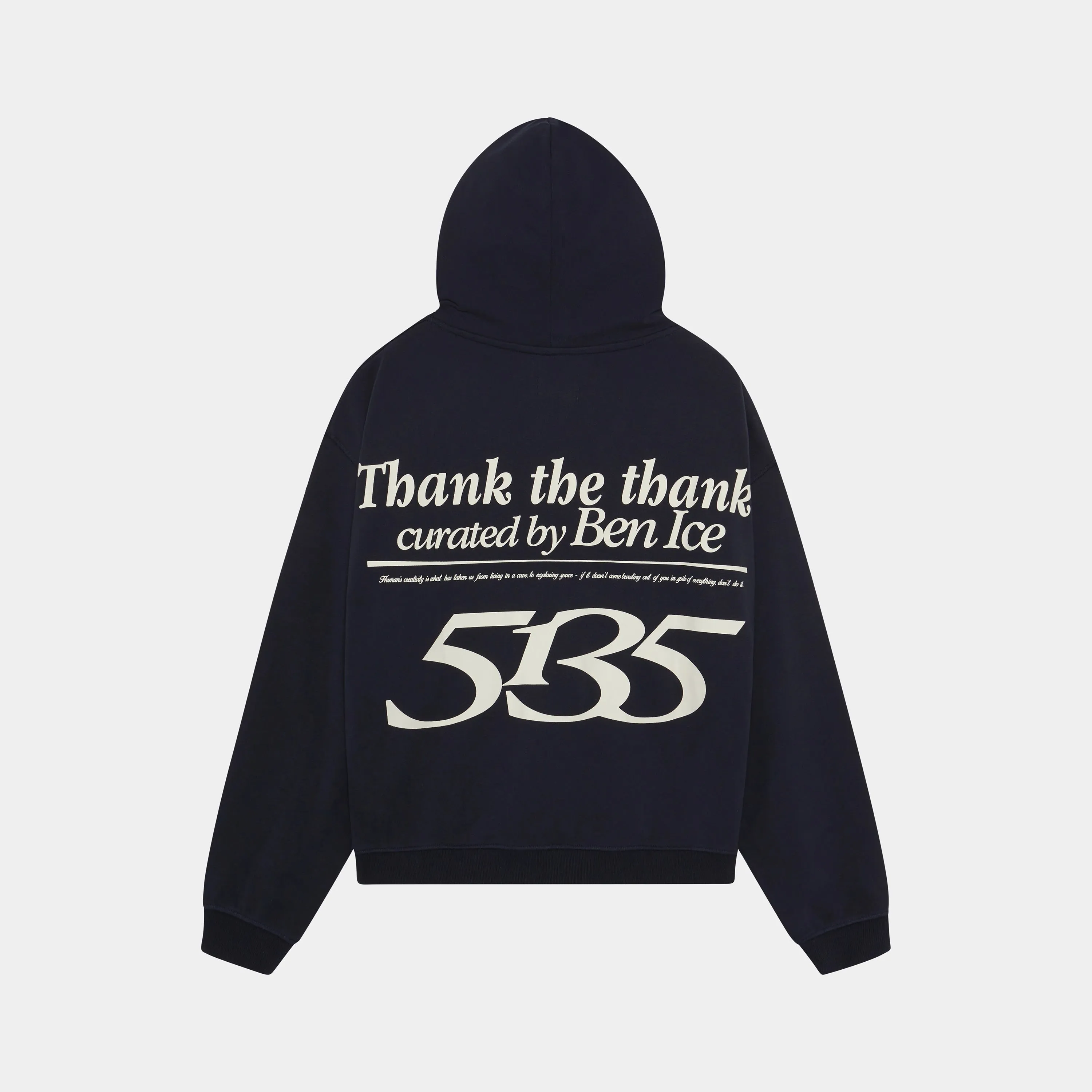 5135 Navy Oversized Hoodie sold by EME STUDIOS