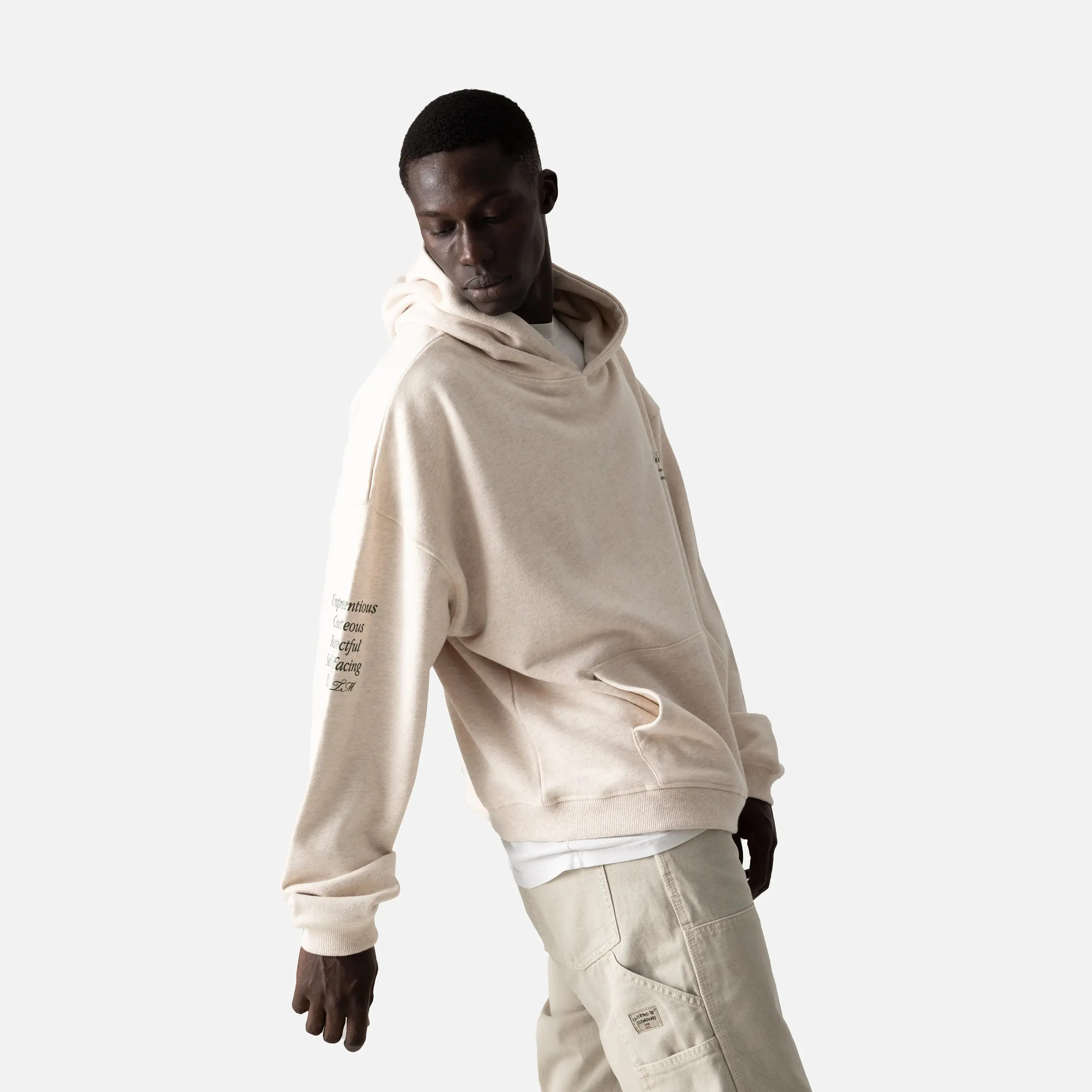 5135 Off Sand Oversized Hoodie sold by EME STUDIOS product image thumbnail 4