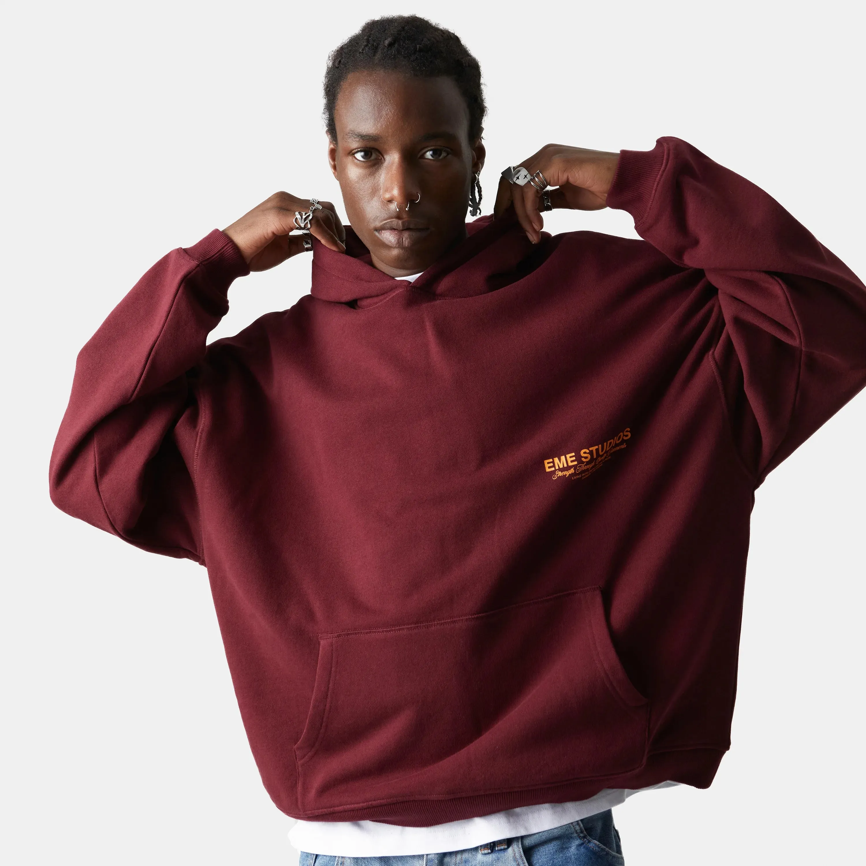 Iconic Tawny Oversized Hoodie sold by EME STUDIOS product image thumbnail 5