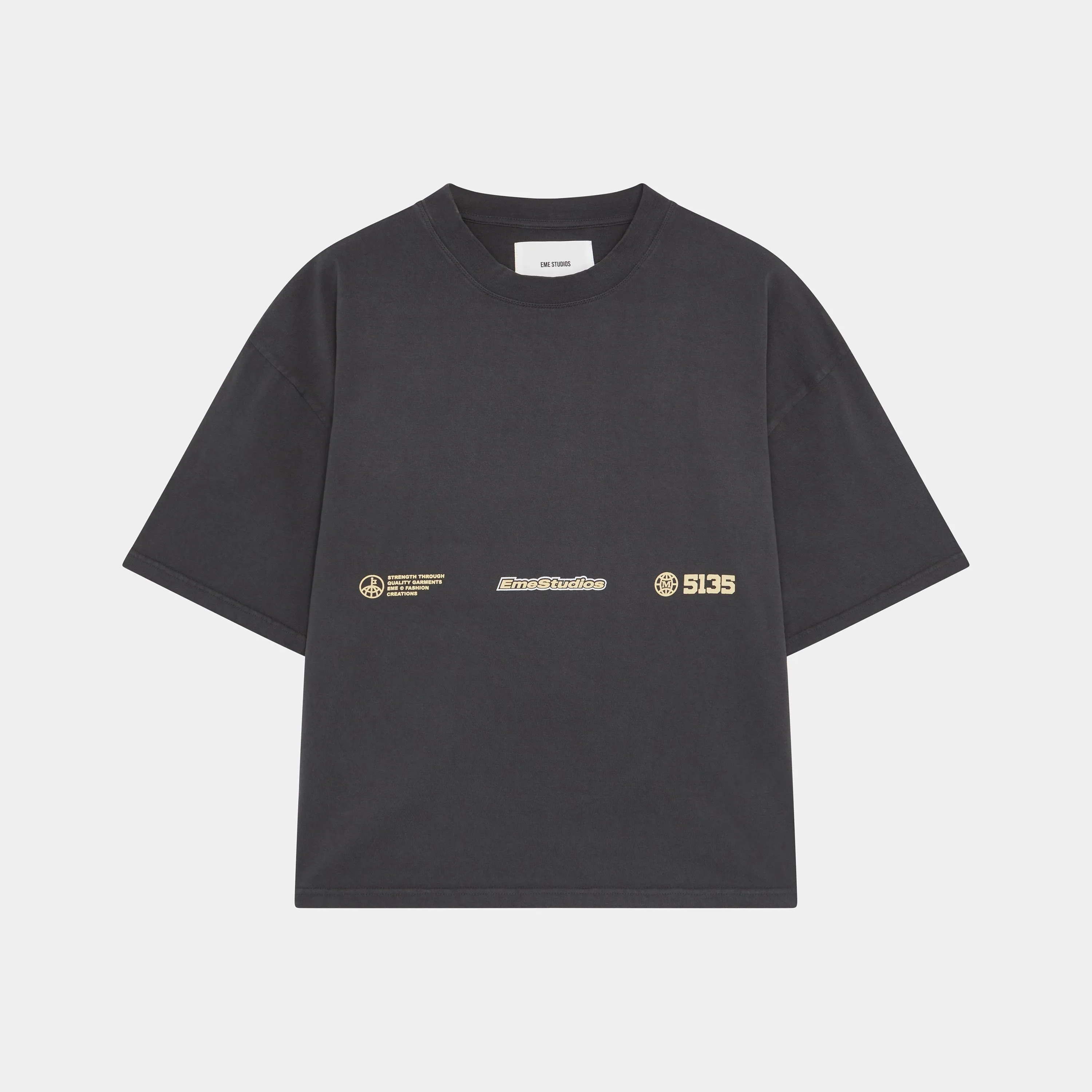 Grin Shadow Oversized Tee sold by EME STUDIOS product image thumbnail 2